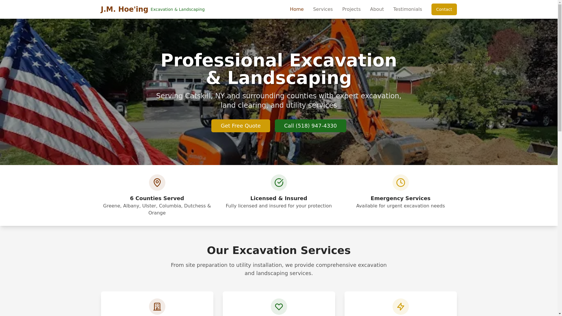 website screenshot of https://jmhoeing.com/