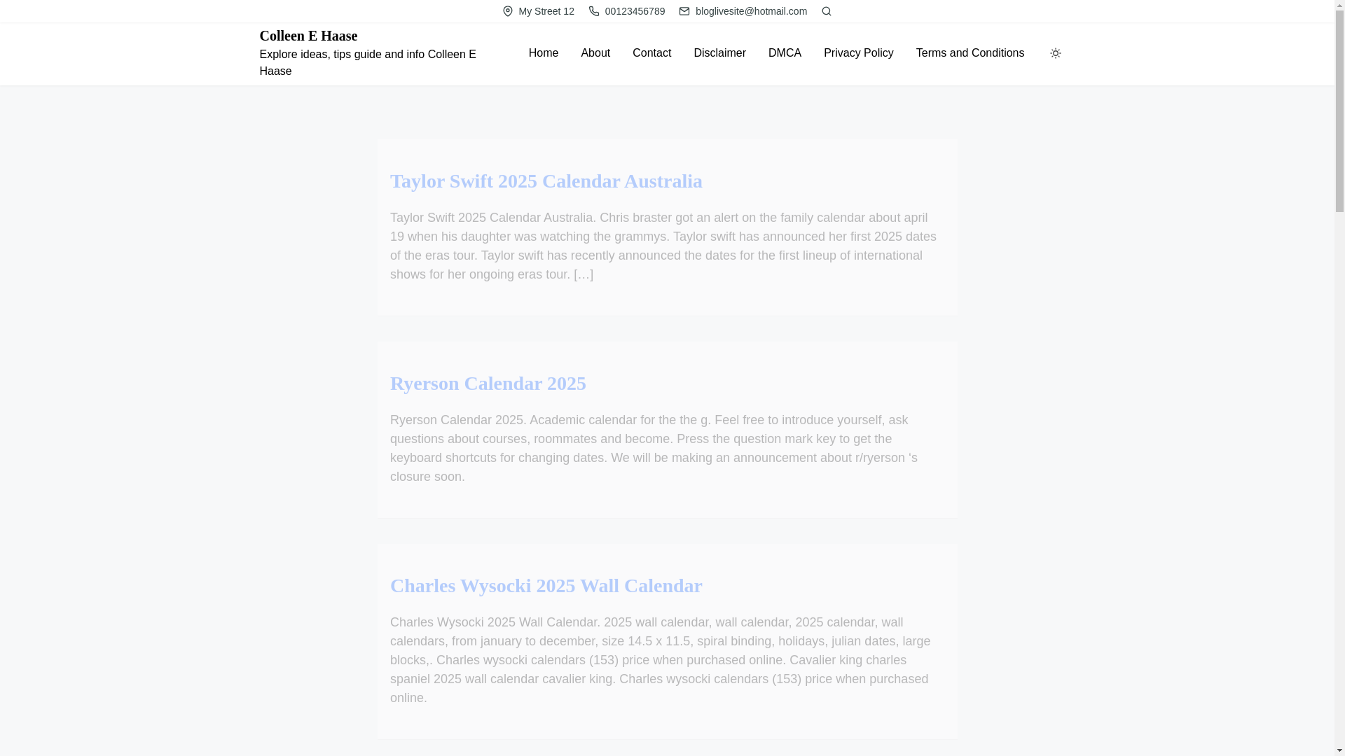 website screenshot of https://colleenehaaseg.pages.dev/