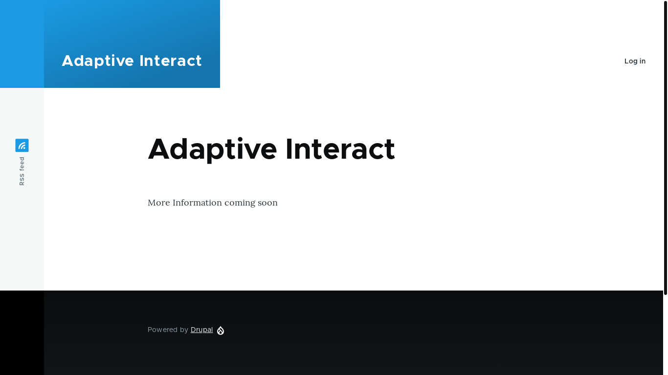 website screenshot of https://adaptiveinteract.co.uk/