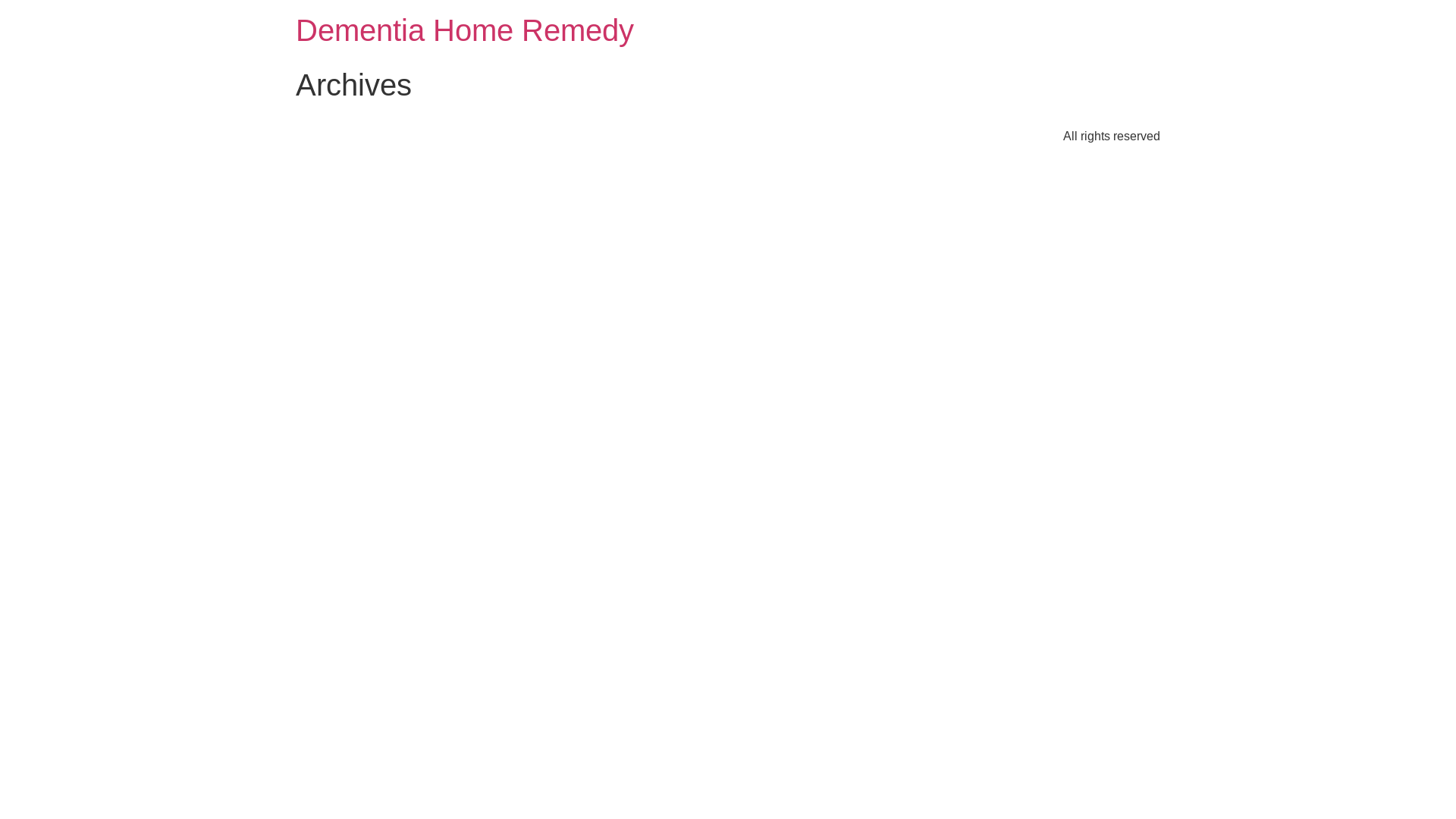 website screenshot of https://dementiahomeremedy.com/