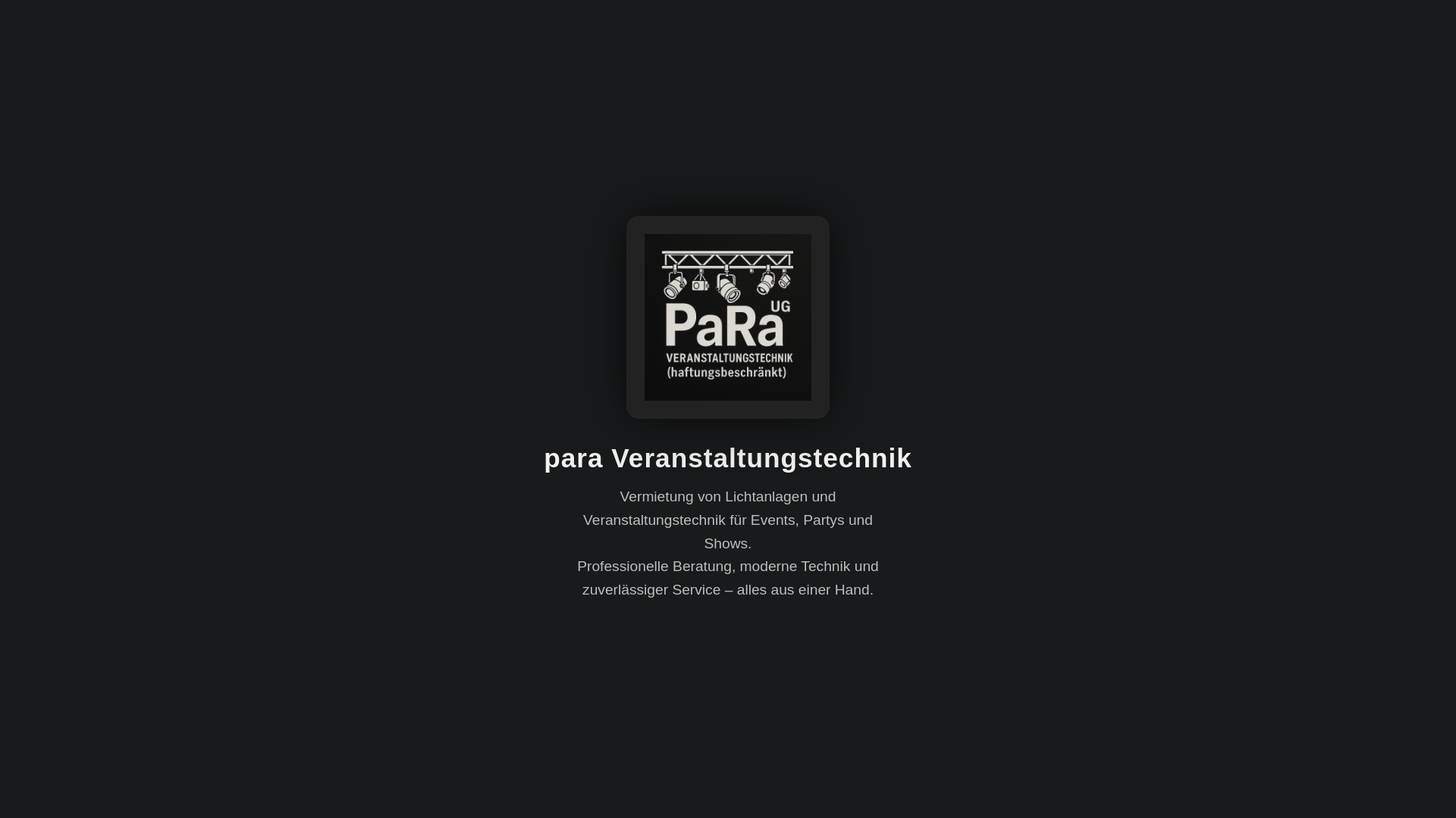 website screenshot of https://para-homepage.pages.dev/
