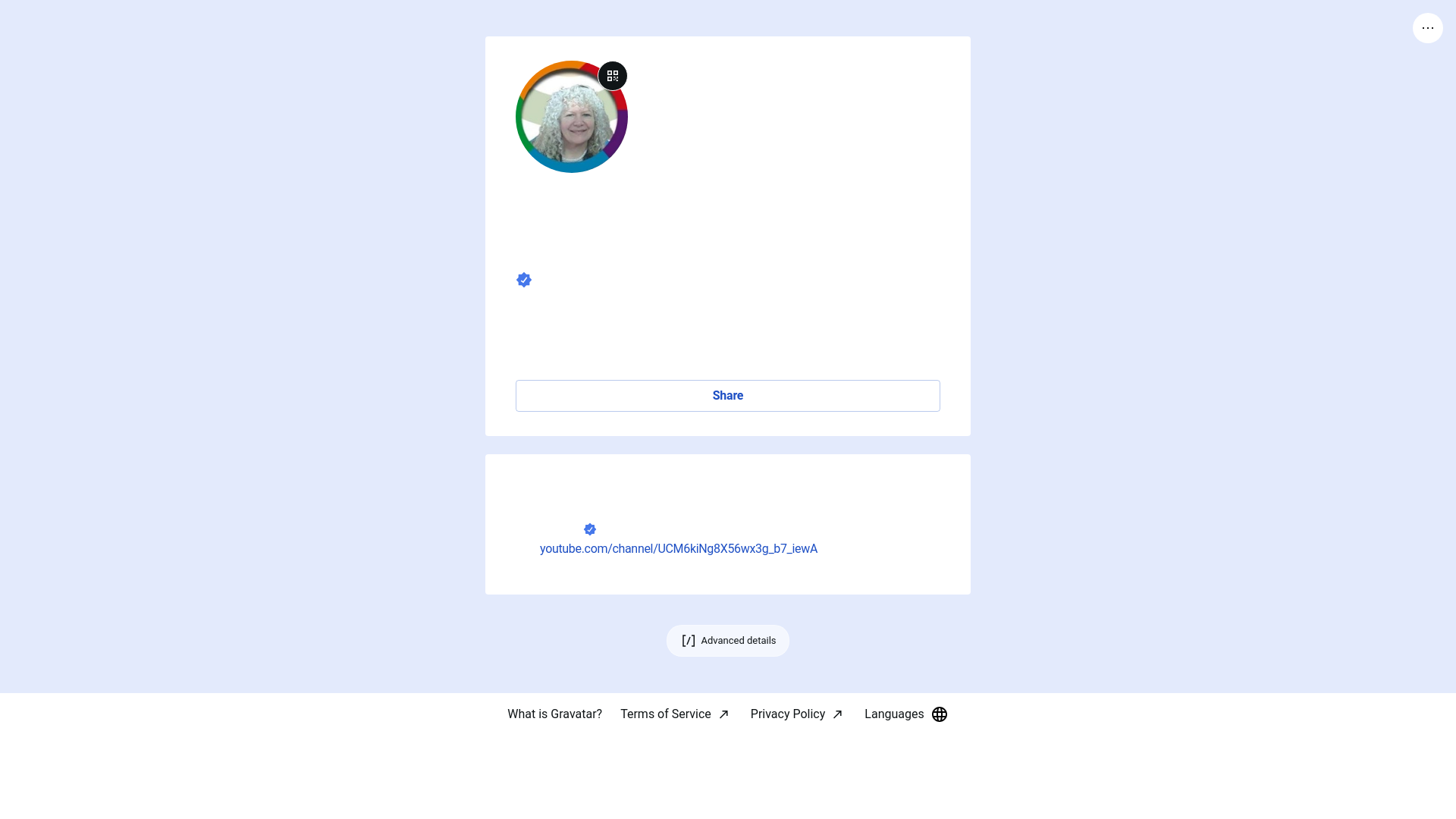 website screenshot of https://hannikaoberg.link/