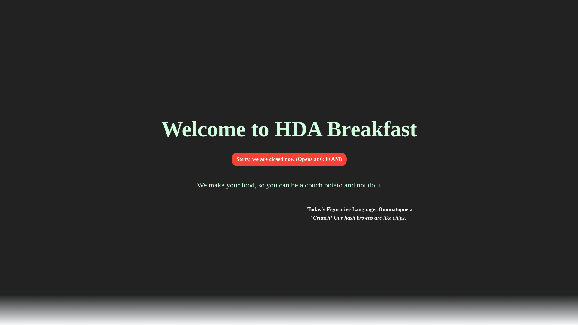 website screenshot of https://hda-breakfast.pages.dev/