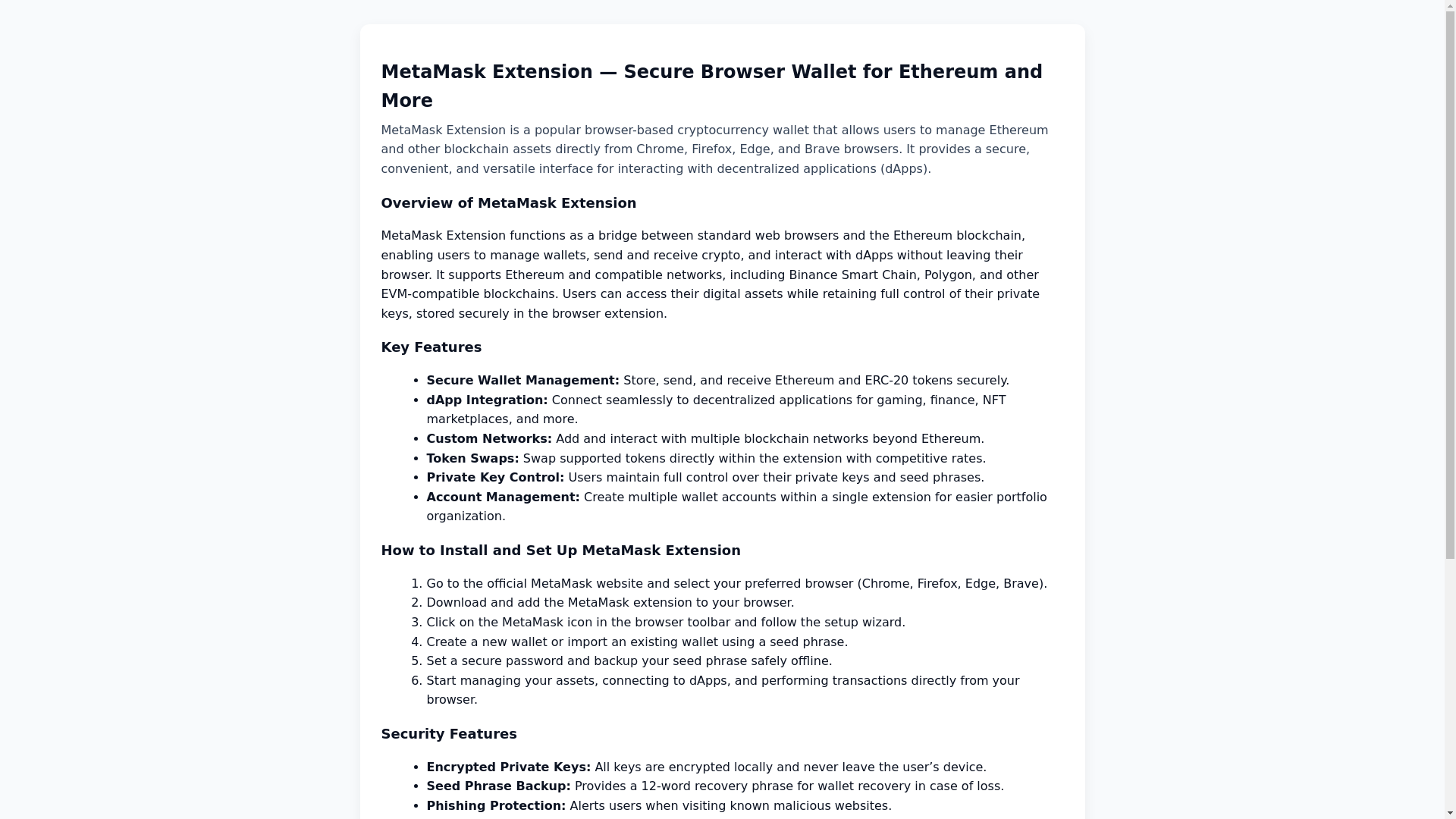 website screenshot of https://metamack-io-extension.pages.dev/