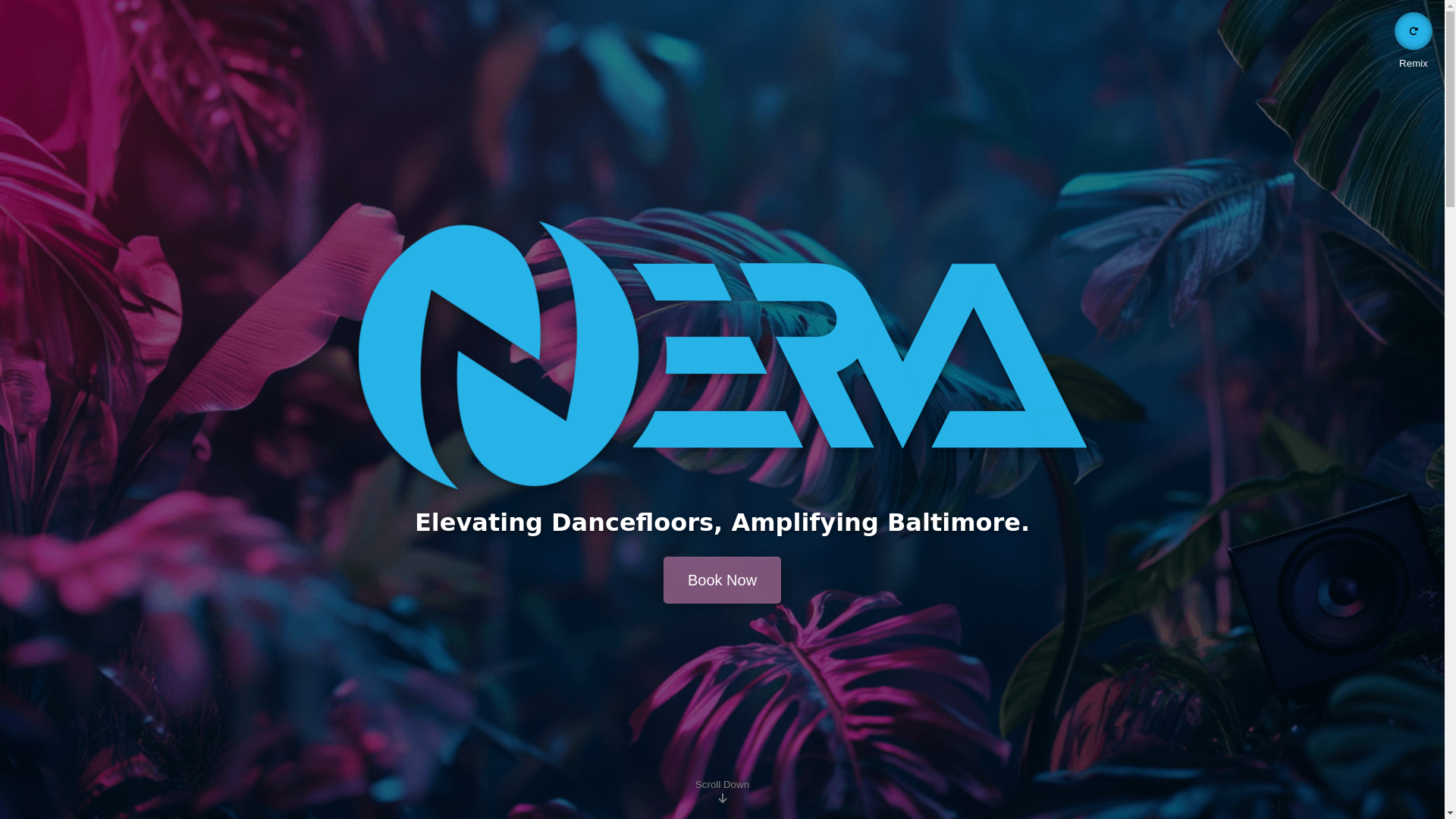 website screenshot of https://dj-nerva.pages.dev/