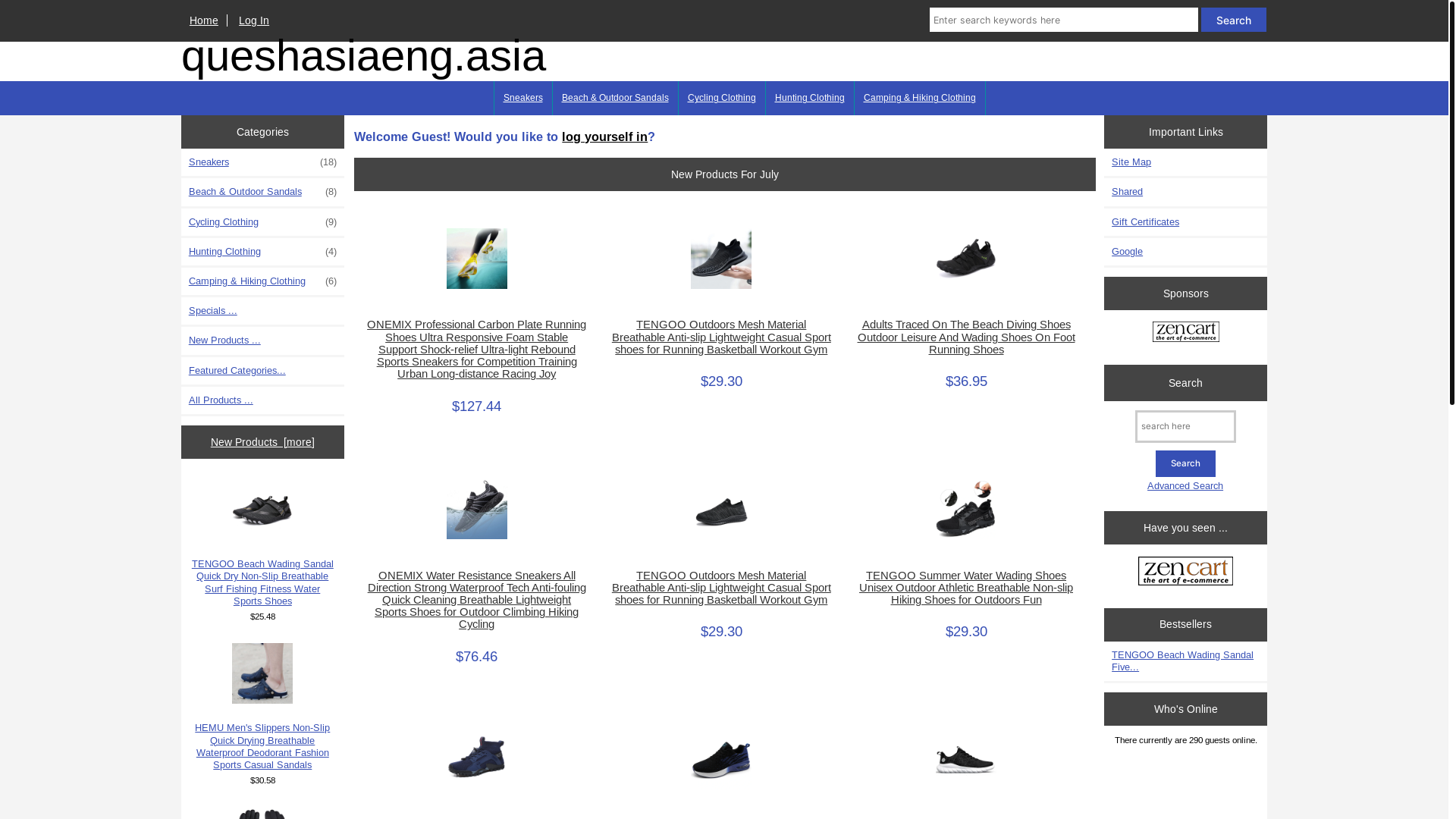 website screenshot of https://queshasiaeng.asia/