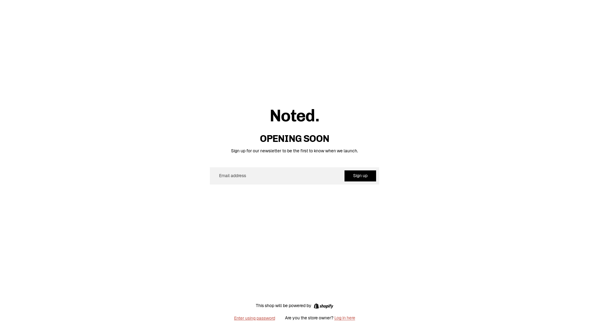website screenshot of https://notednotebooks.us/