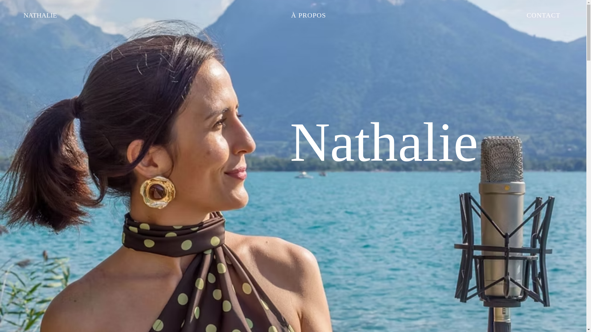 website screenshot of https://nathaliemusic.fr/