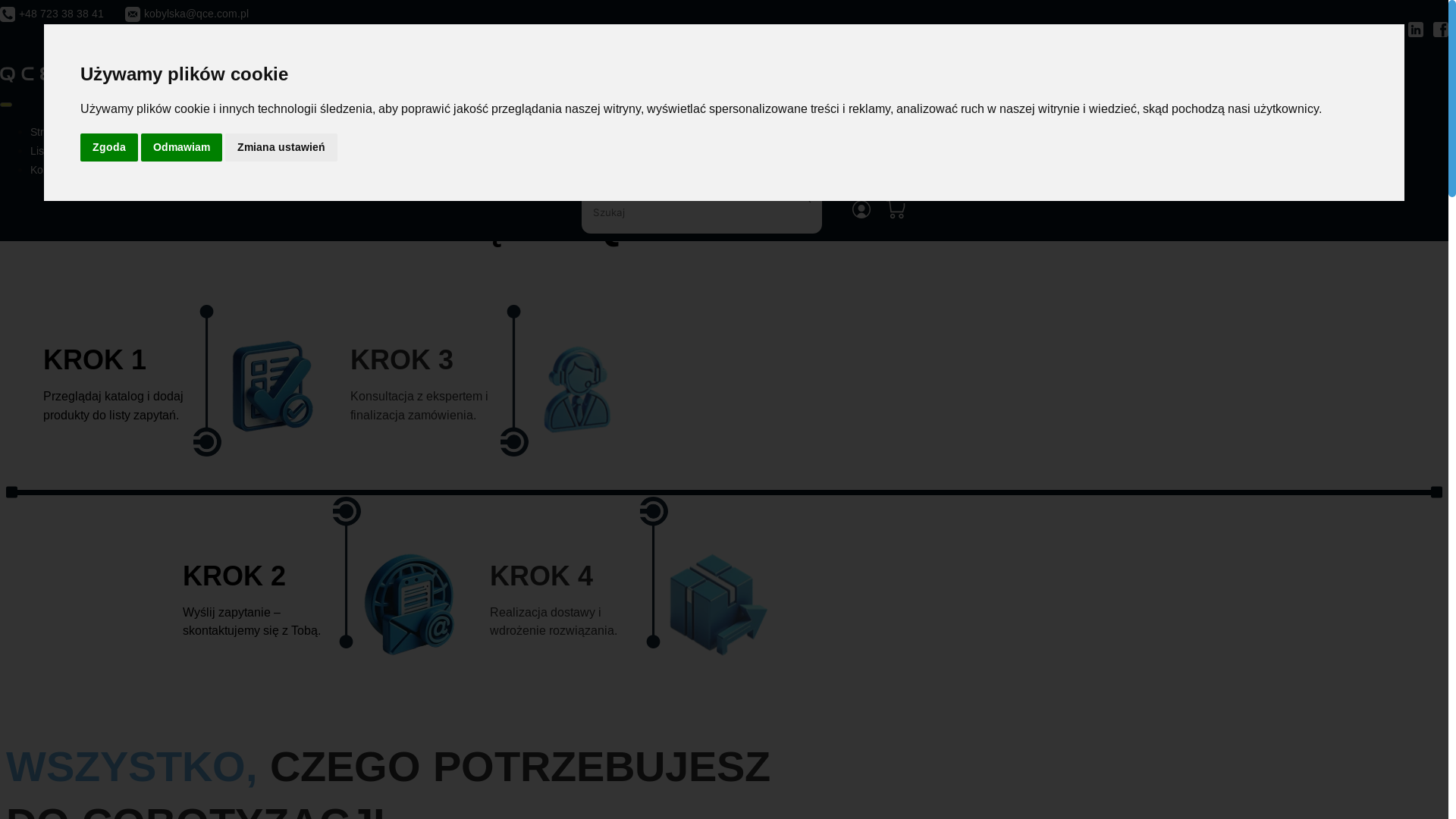 website screenshot of https://spawajcobotem.pl/