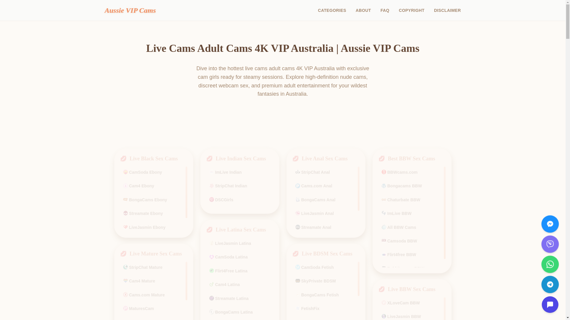 website screenshot of https://mylivecamsau.com/