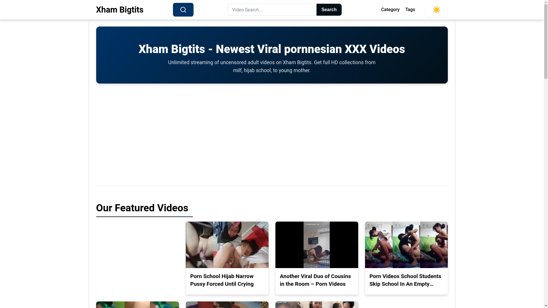 website screenshot of https://xhambigtits.pages.dev/