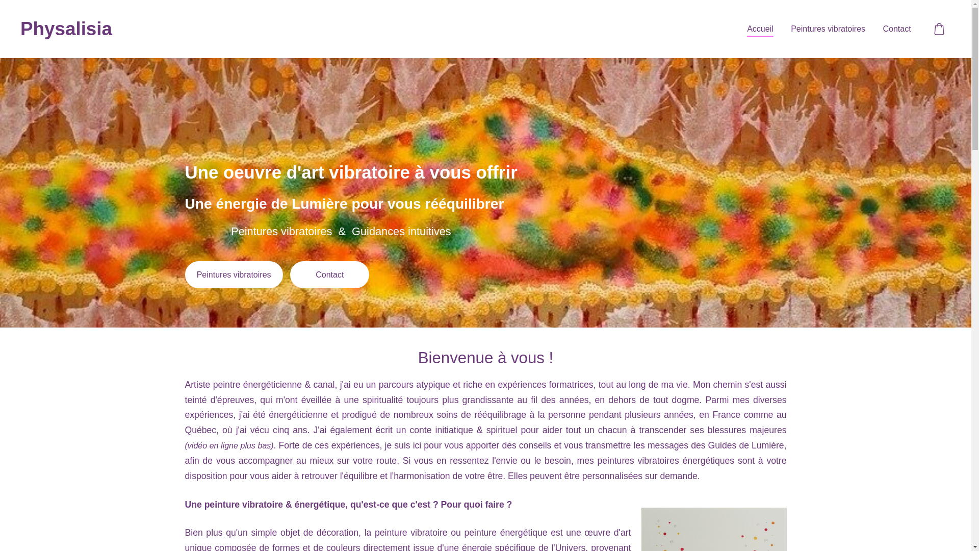 website screenshot of https://physalisia.com/