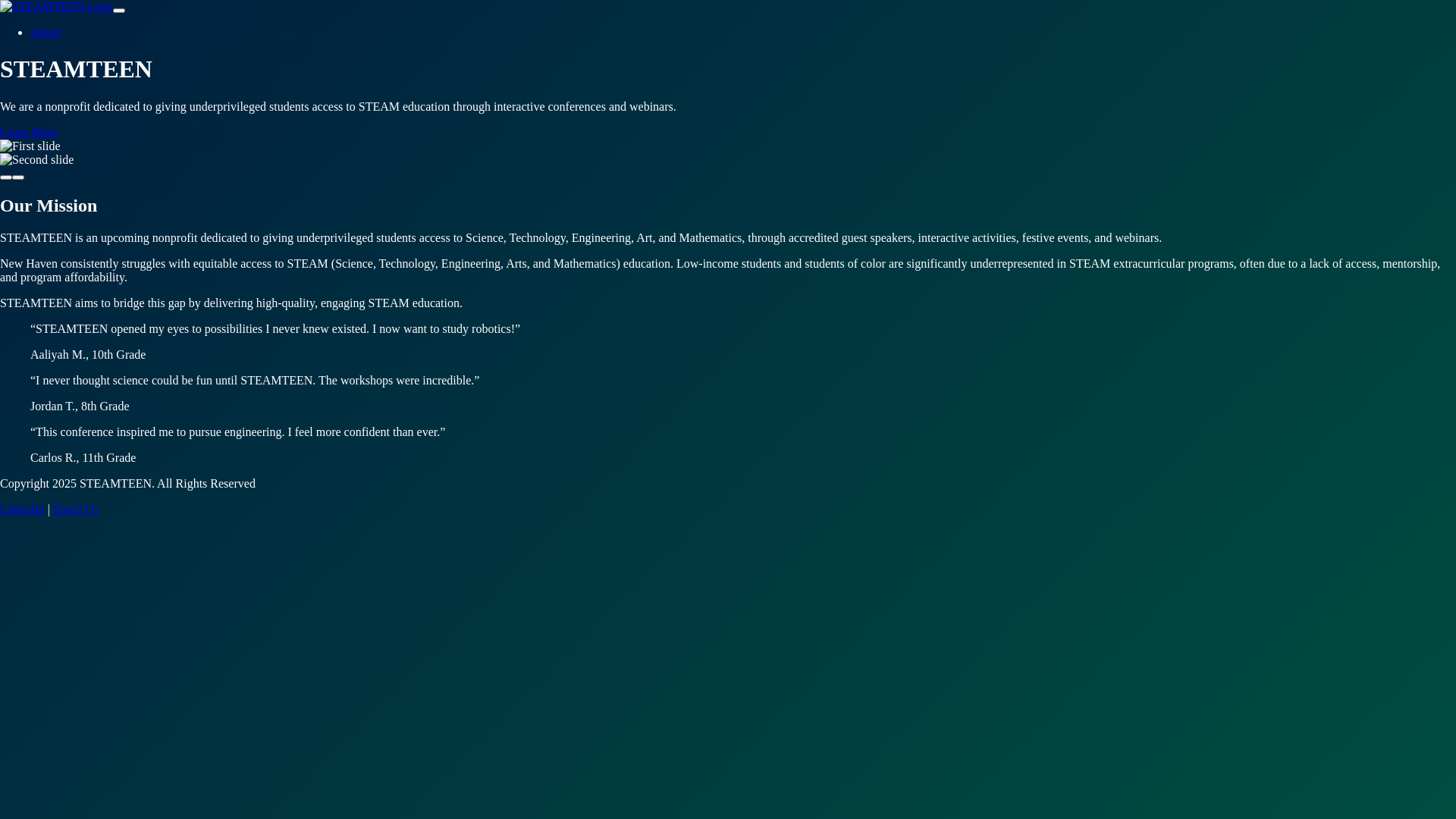 website screenshot of https://steamteen.pages.dev/