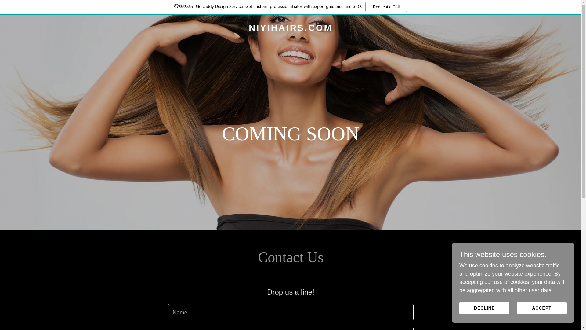 website screenshot of https://niyihairs.com/