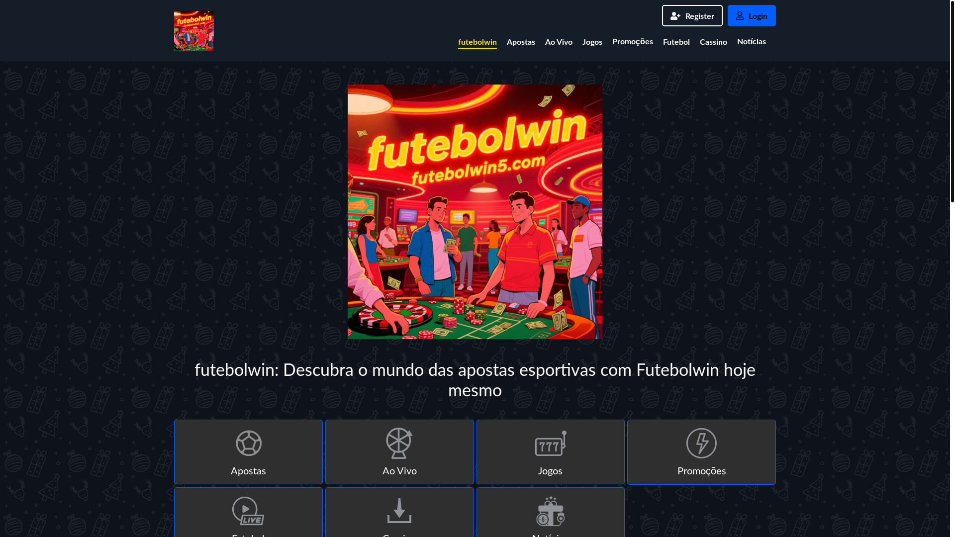 website screenshot of https://futebolwin5.com/