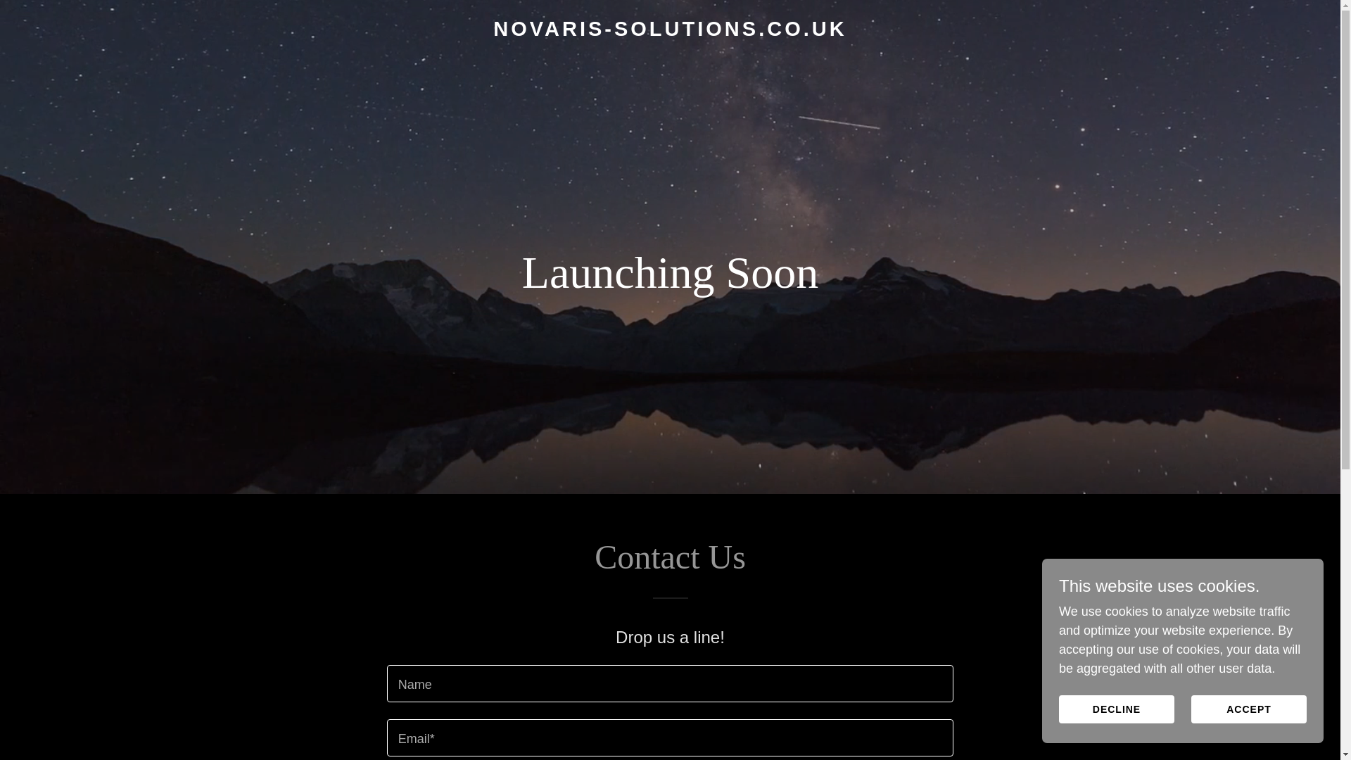 website screenshot of https://novaris-solutions.co.uk/
