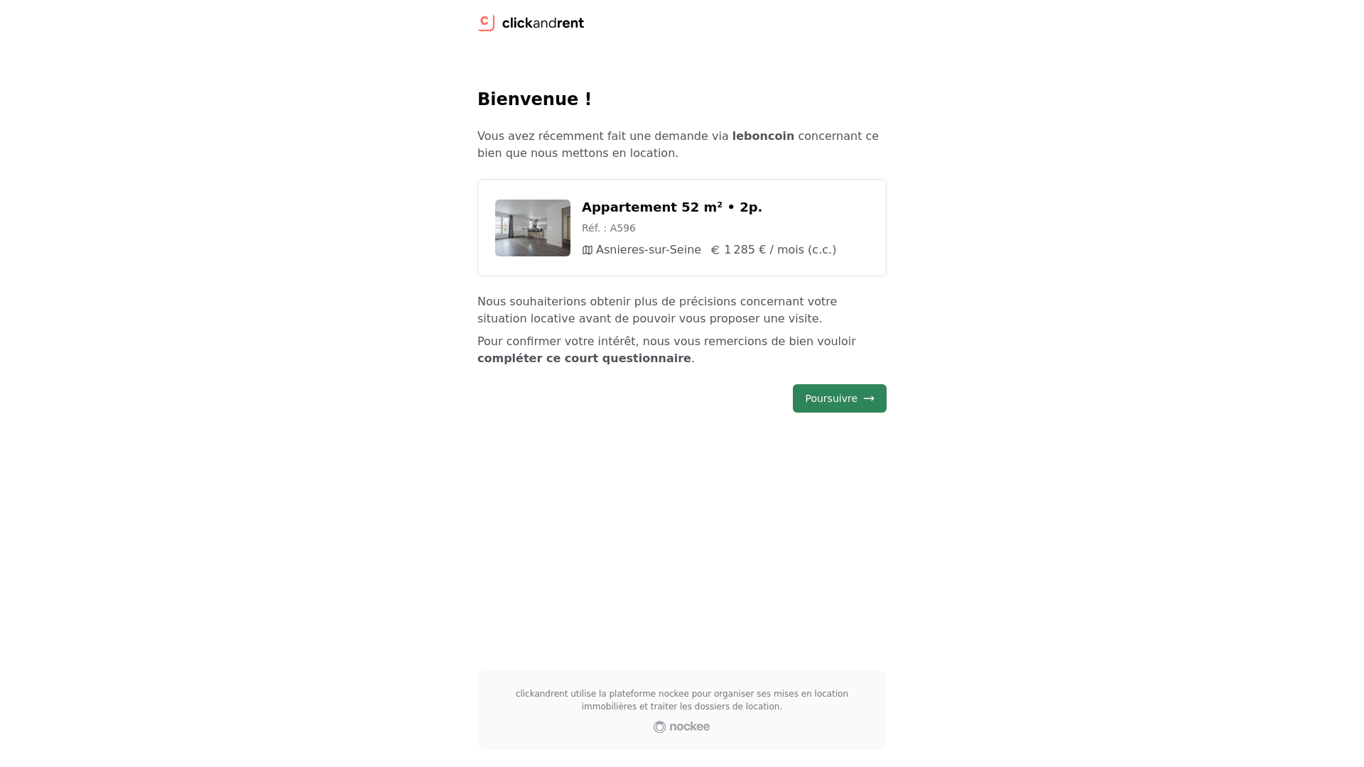 website screenshot of https://clickandrent.nockee.fr/apply?apply_token=T7cUO6GCKwDXiSt3KPWyBxsndQqWOY