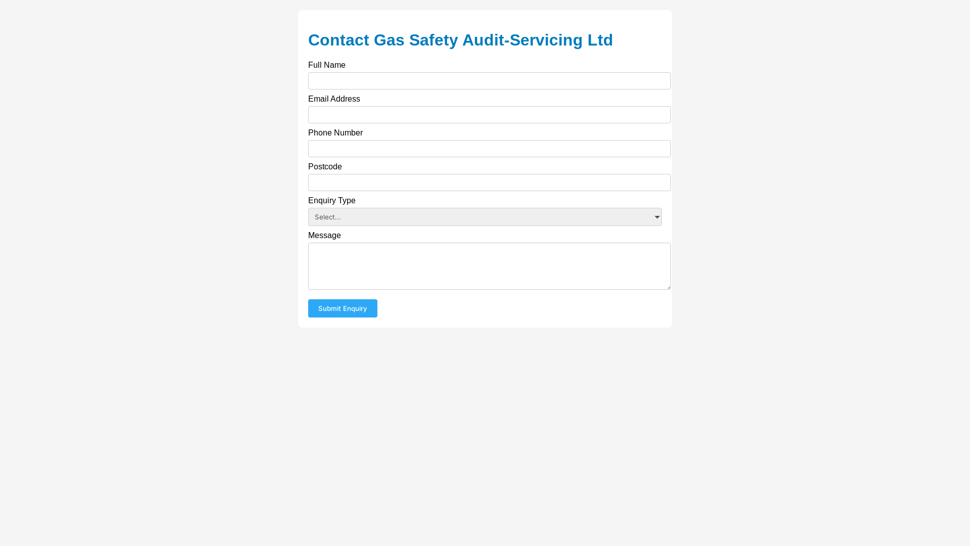 website screenshot of https://gassafetyauditsercingltd.pages.dev/