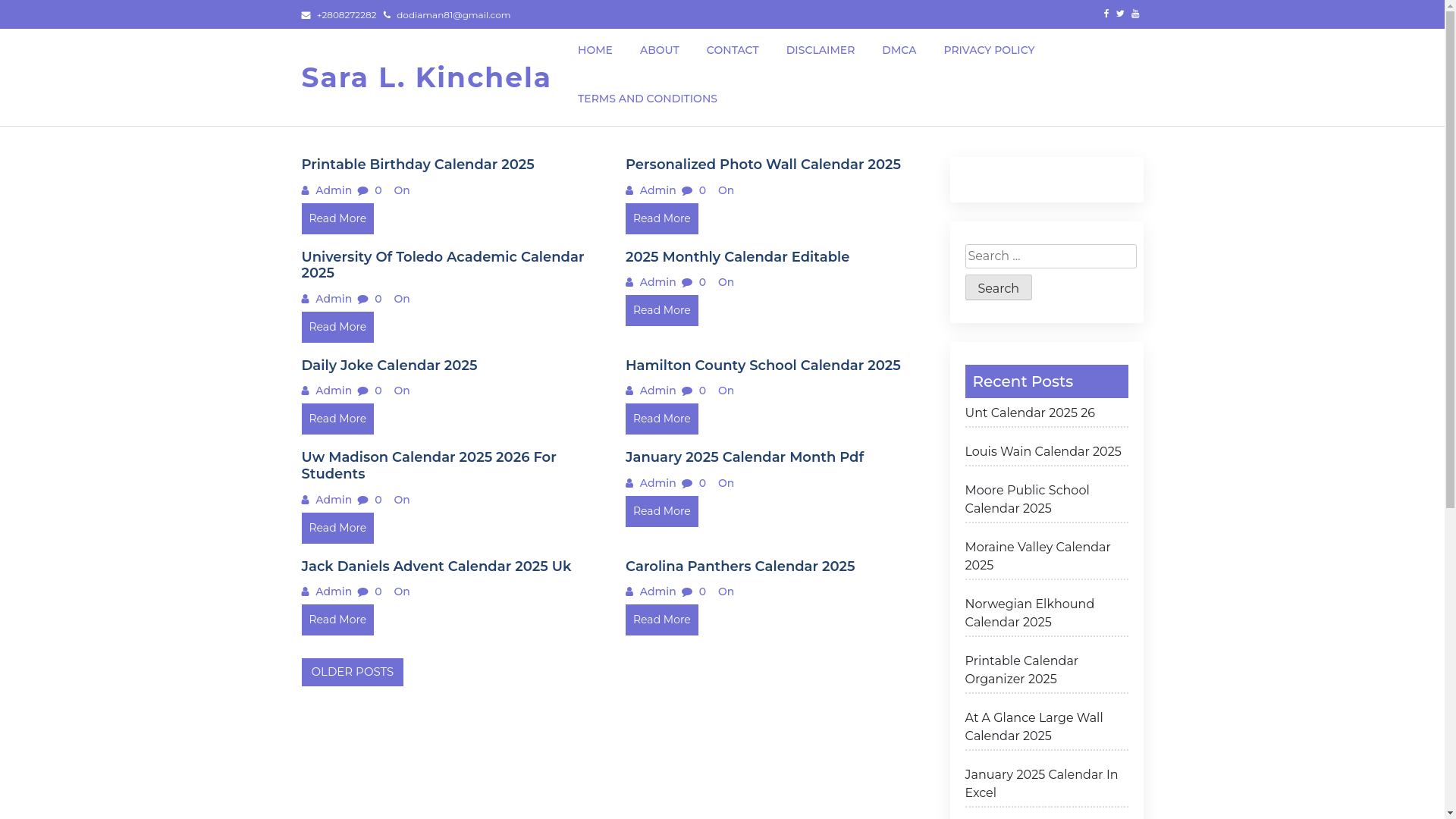 website screenshot of https://saralkinchela.pages.dev/