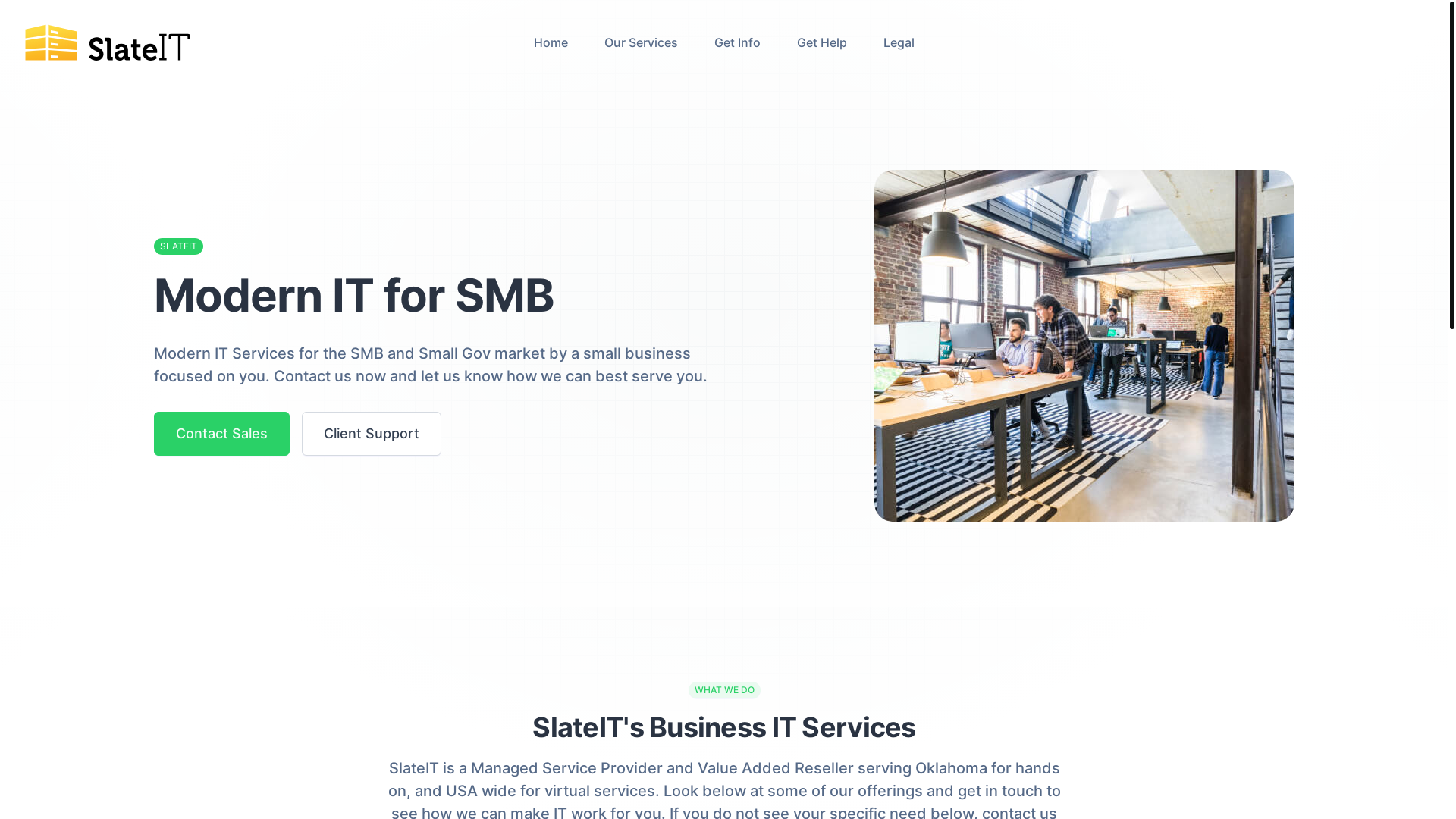website screenshot of https://slateit-website.pages.dev/