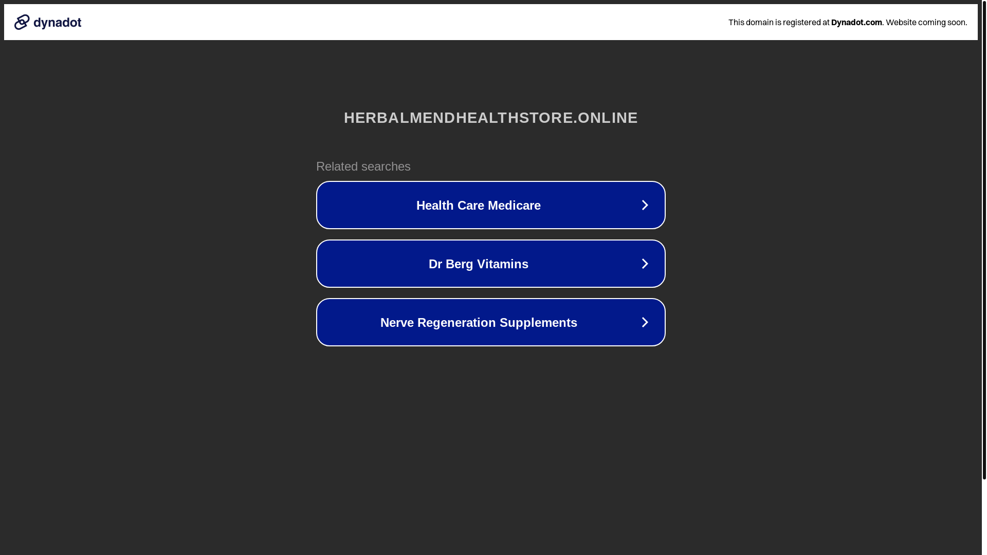 website screenshot of https://herbalmendhealthstore.online/