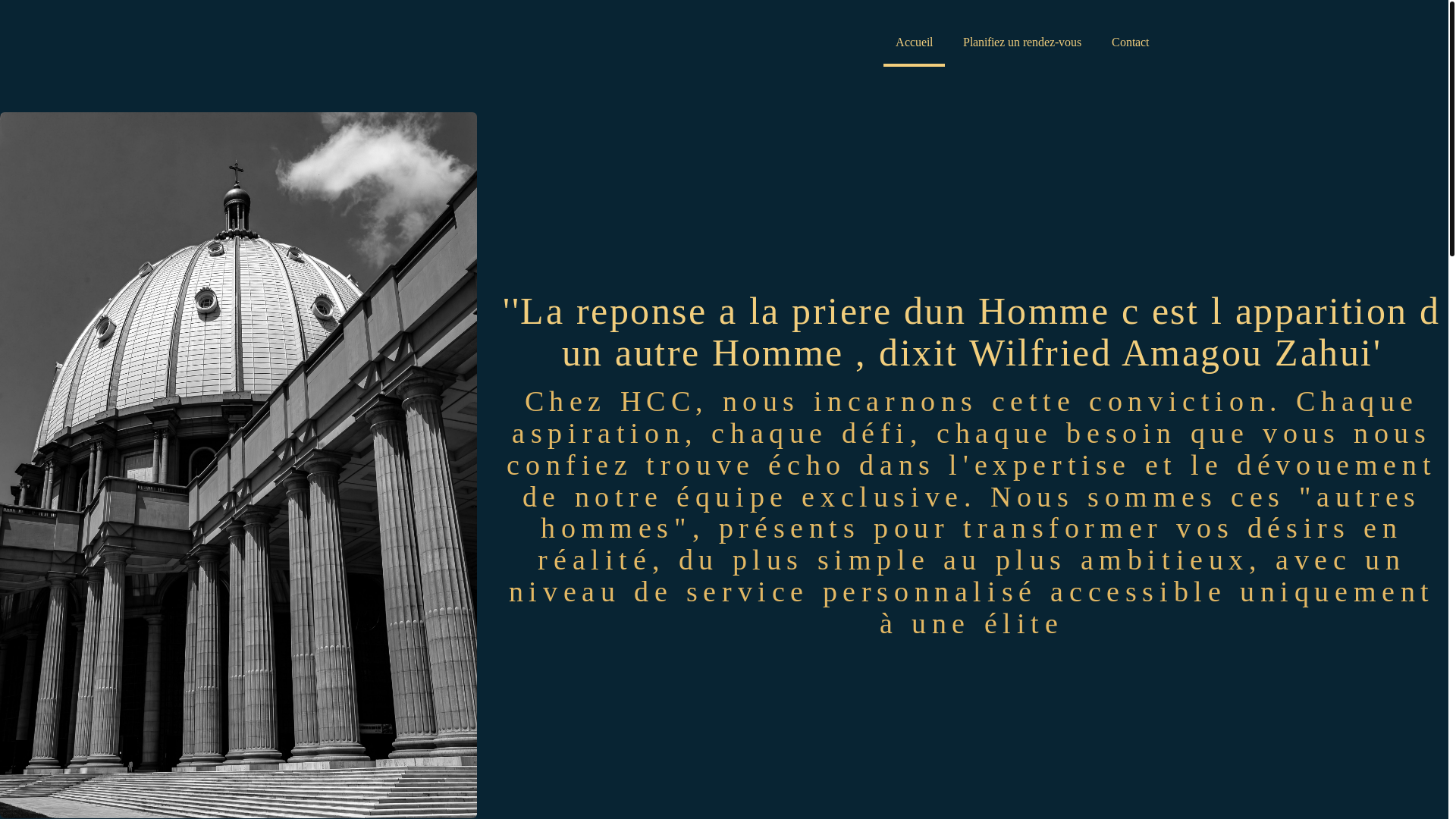 website screenshot of https://hauklinconciergerie.com/