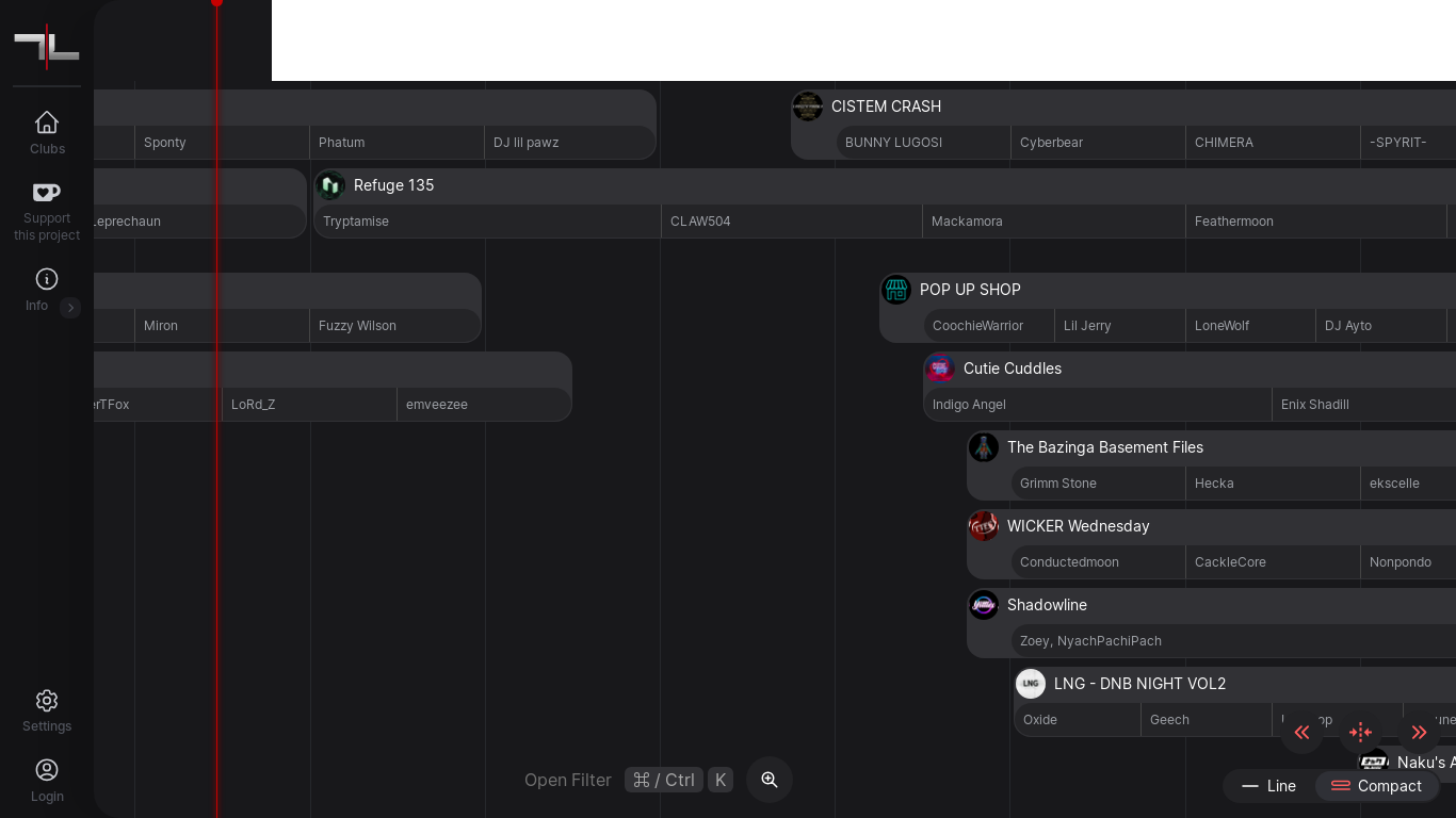 website screenshot of https://vrc.tl/