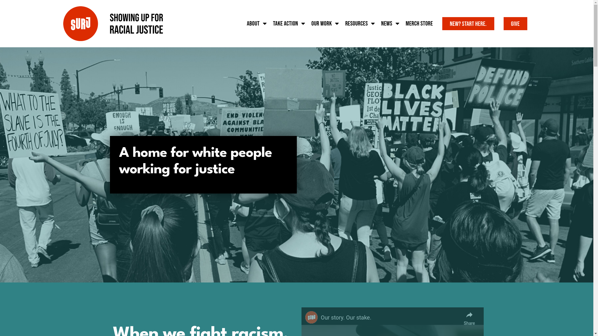website screenshot of https://surjustice.org/