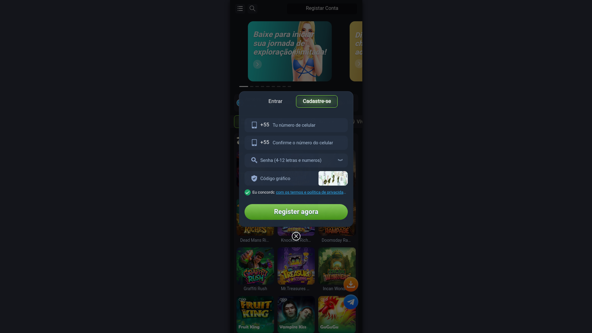 website screenshot of https://maracuxitafofa777fg.com/