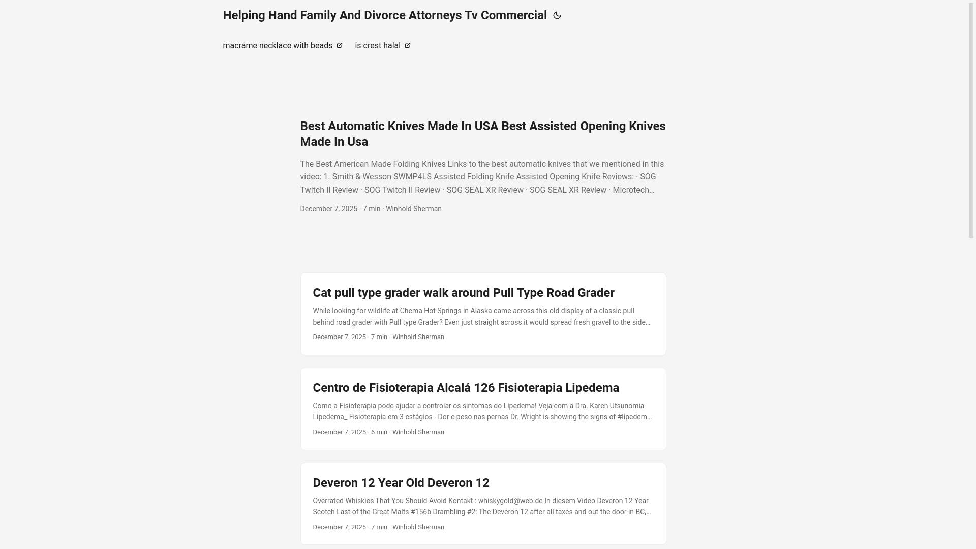website screenshot of https://helpinghandfamilyanddivorceattorneystvcommercial.pages.dev/
