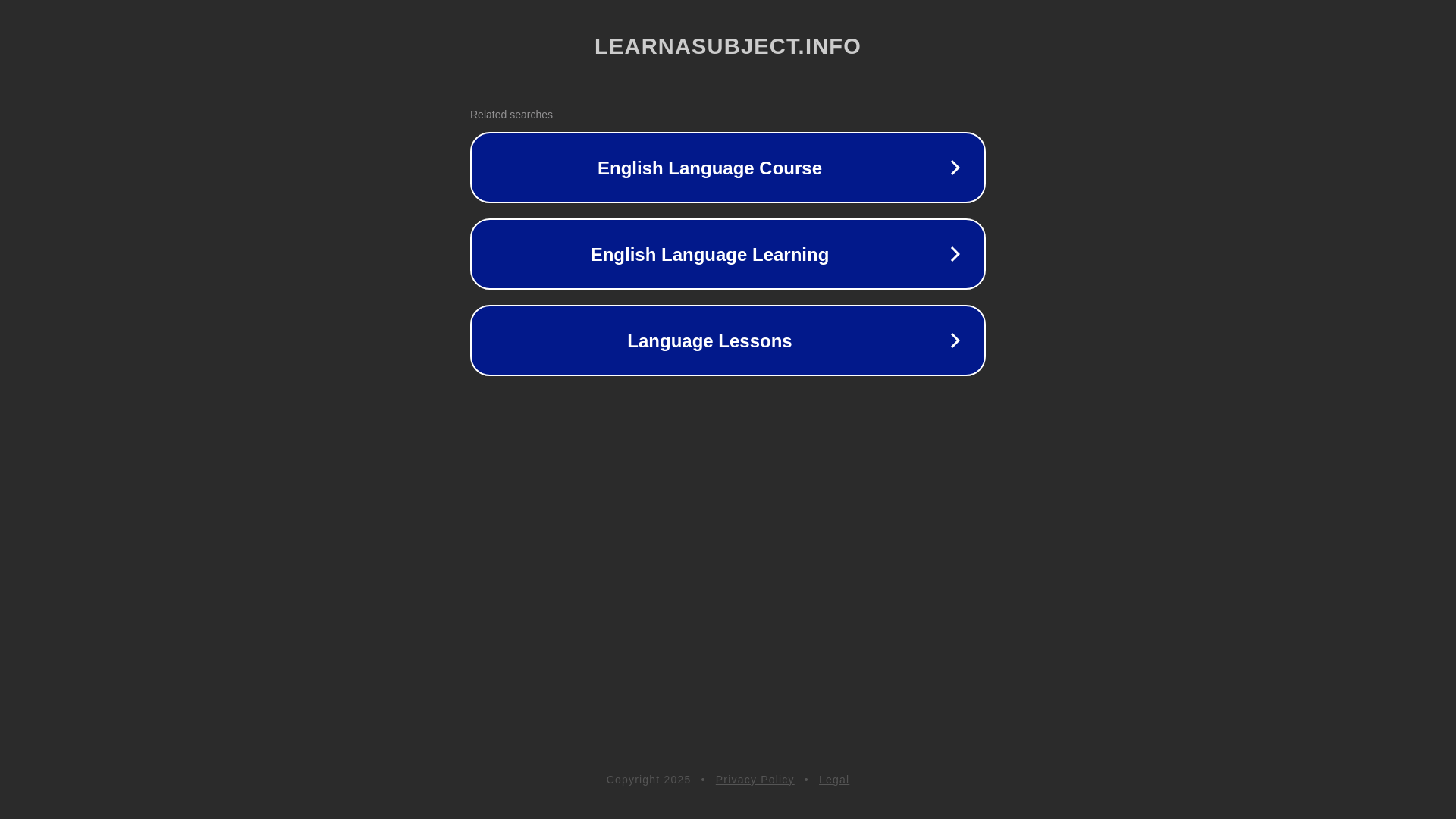 website screenshot of https://learnasubject.info/