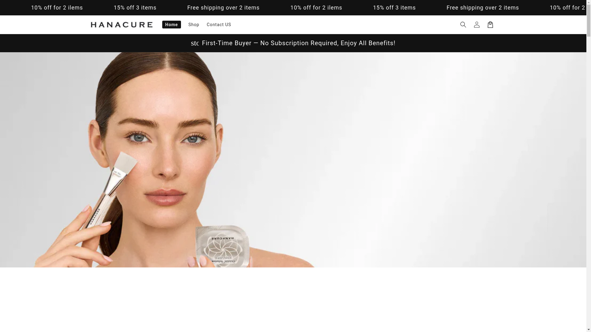website screenshot of https://hanarcure.shop/