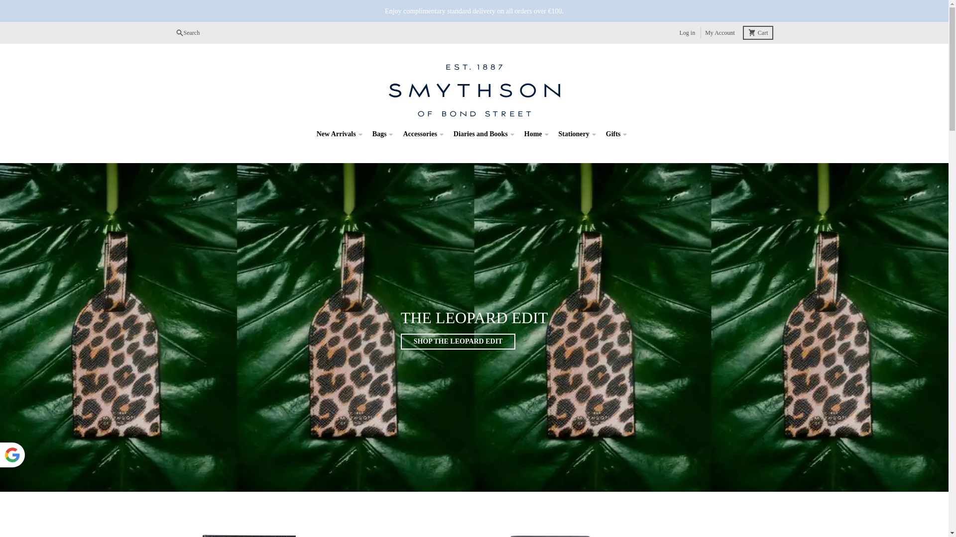 website screenshot of https://smythson-zy.shop/