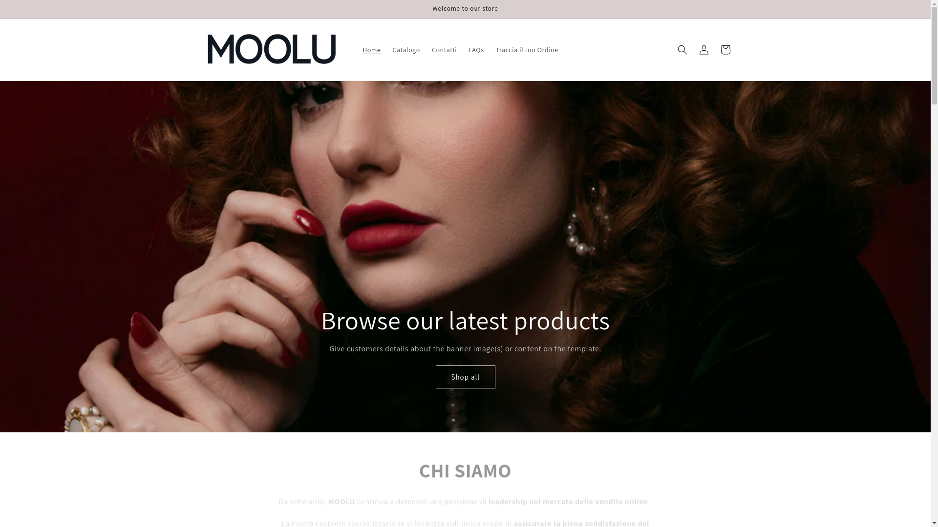 website screenshot of https://moolustore.com/