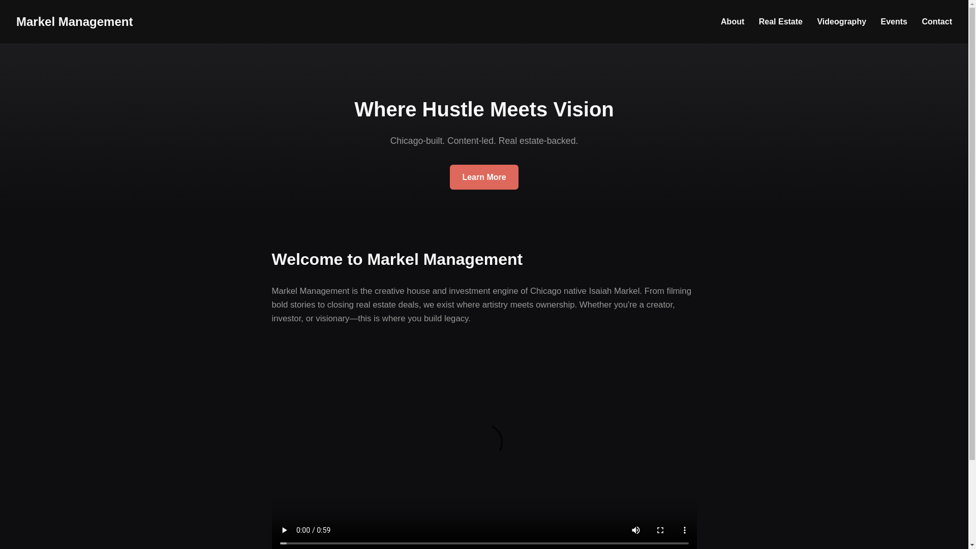 website screenshot of https://markelmgmt.com/