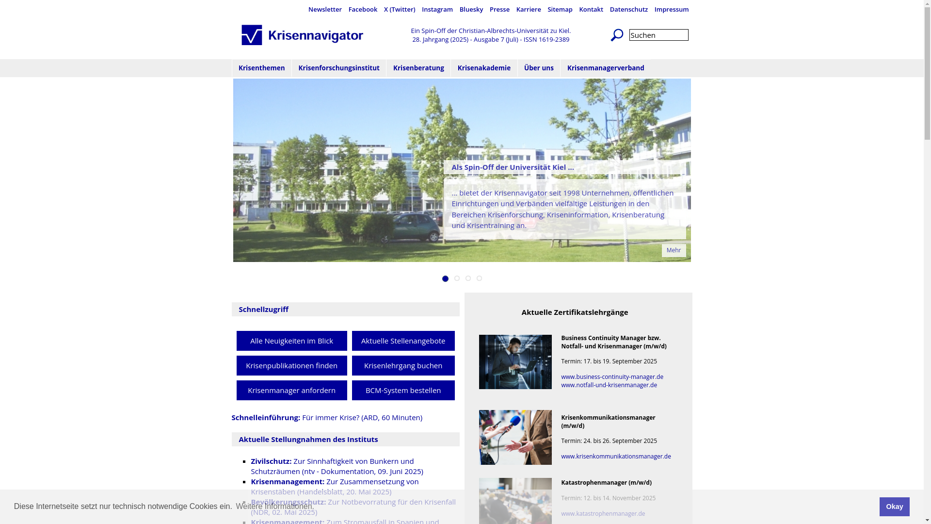 website screenshot of https://katastrophenstab.de/