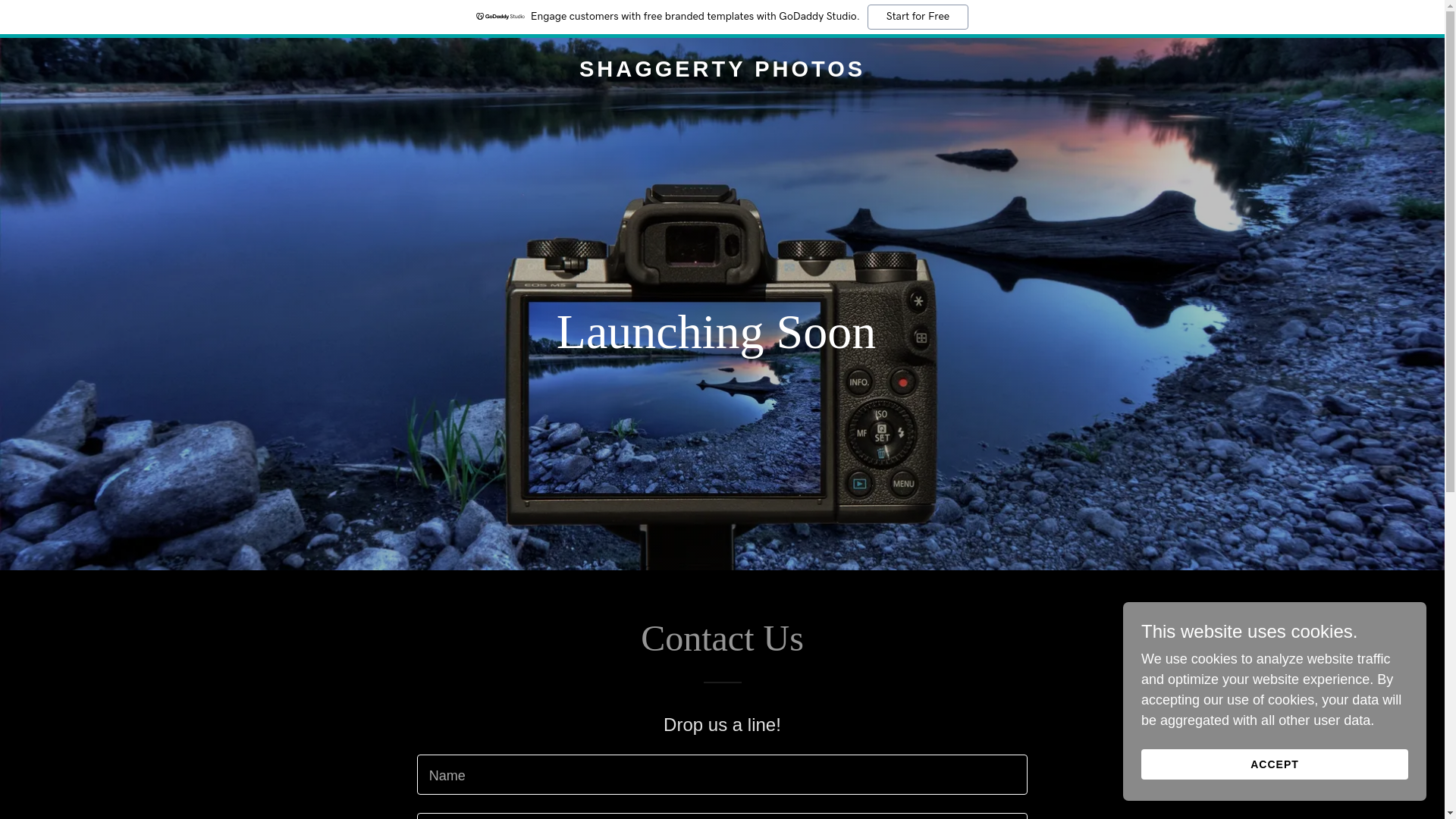 website screenshot of https://shaggertyphotos.com/