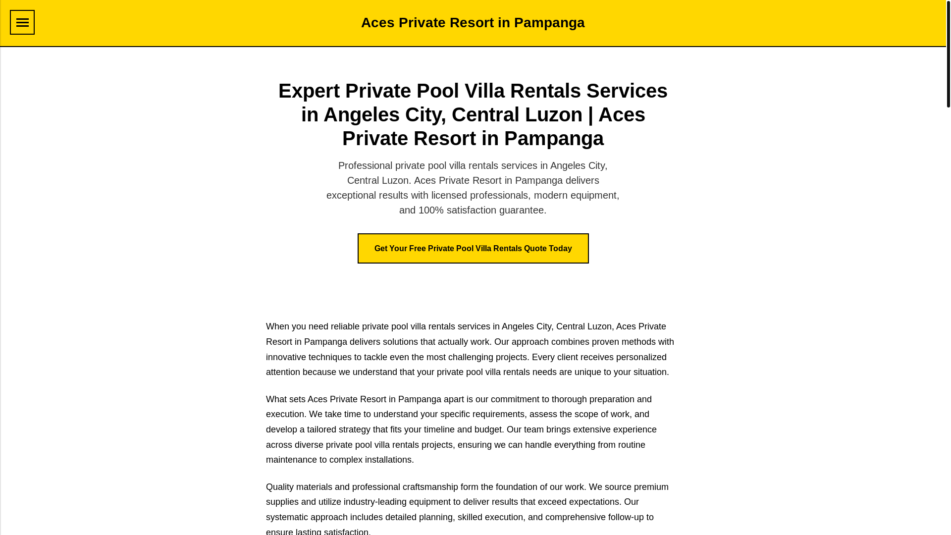 website screenshot of https://aces-private-resort-21f38.pages.dev/