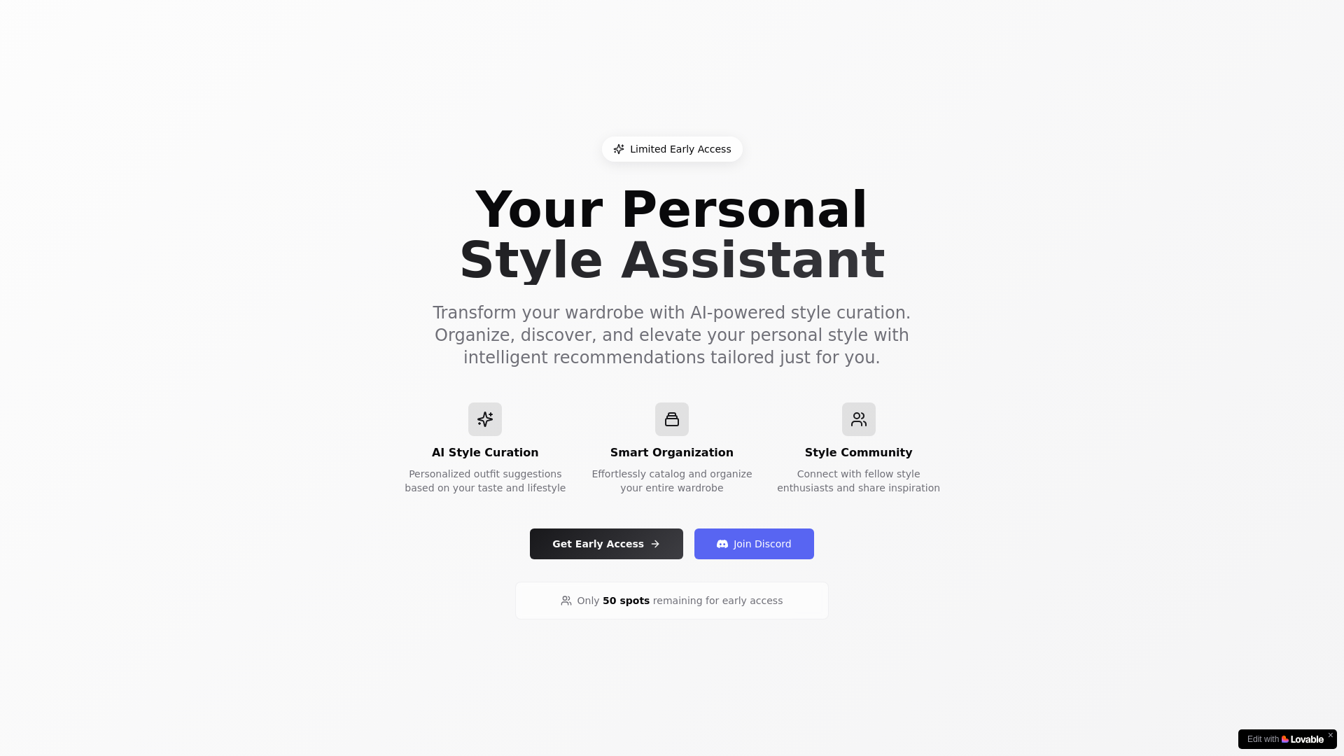website screenshot of https://myvestairy.com/