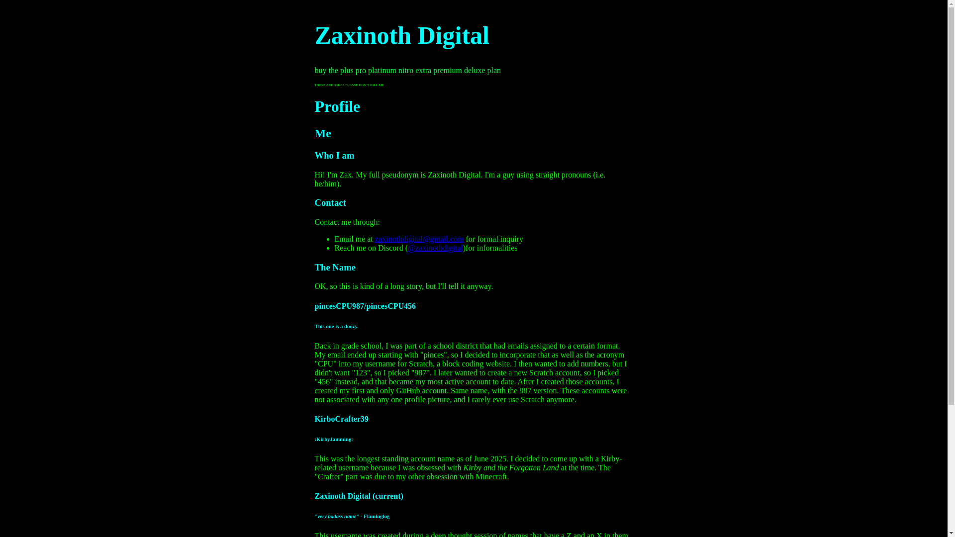 website screenshot of https://zaxinoth.digital/
