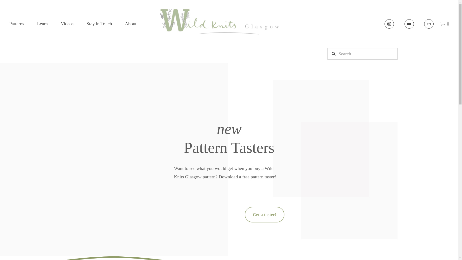 website screenshot of https://strickkit.co.uk/