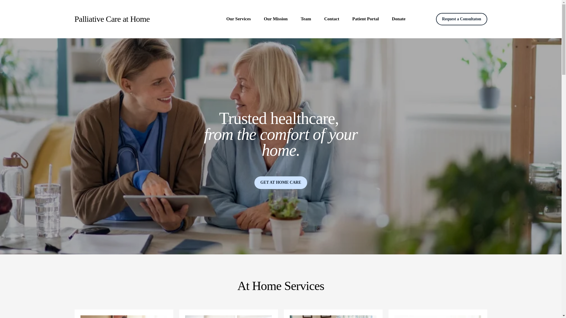 website screenshot of https://palcareathome.com/