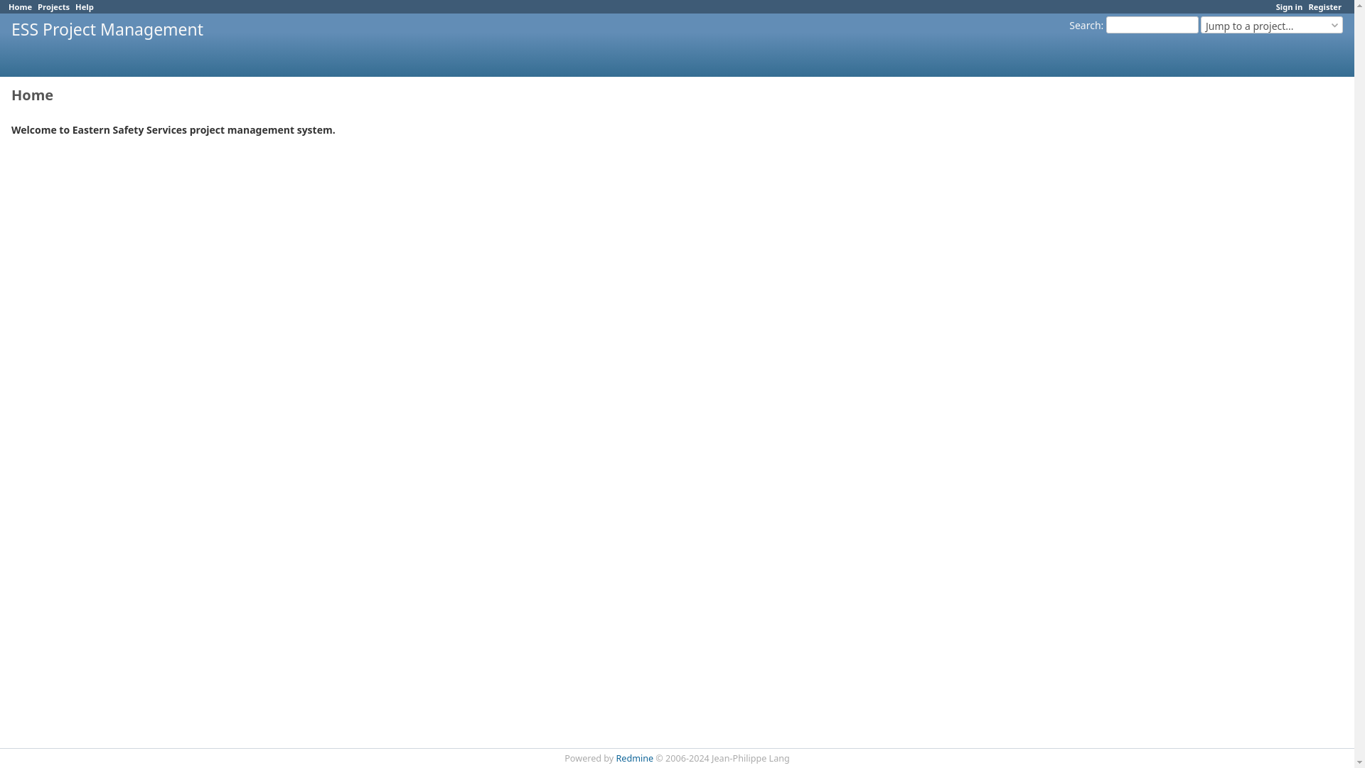 website screenshot of https://myessprojects.com/