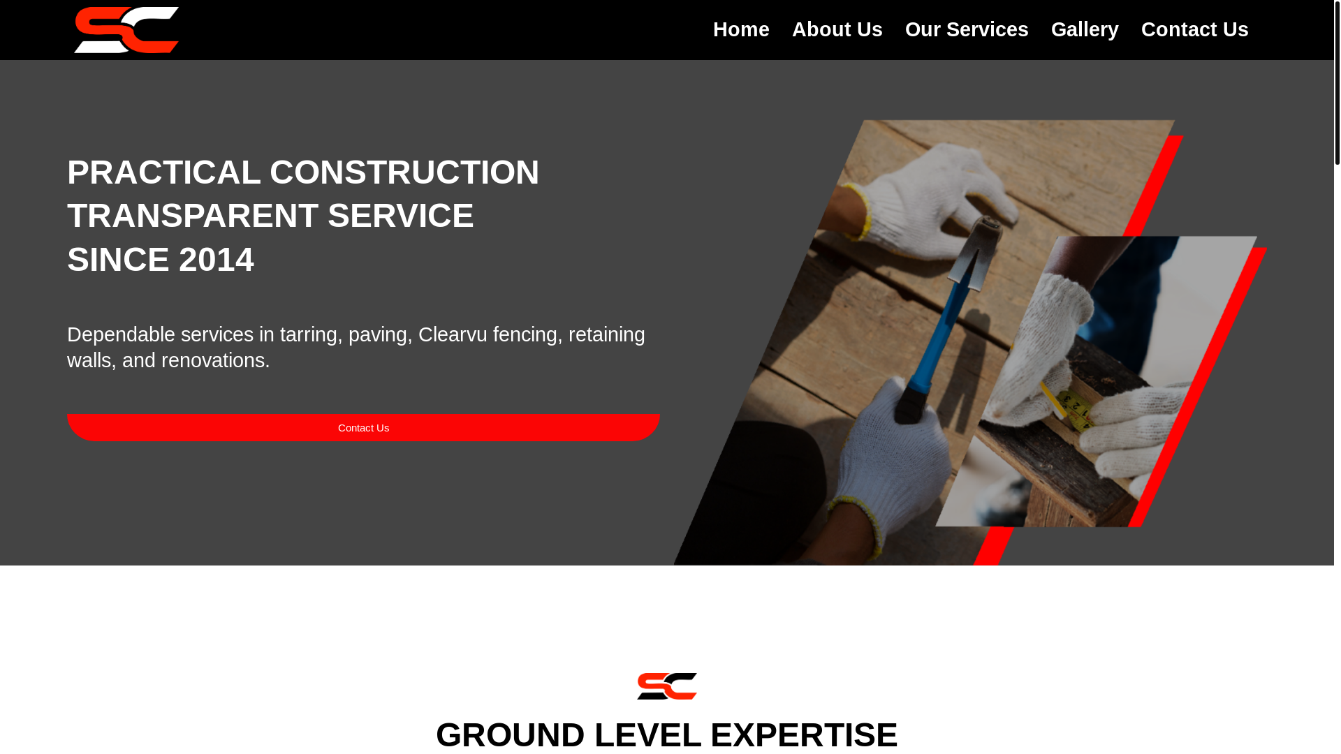 website screenshot of https://shawnconstructiondurban.co.za/