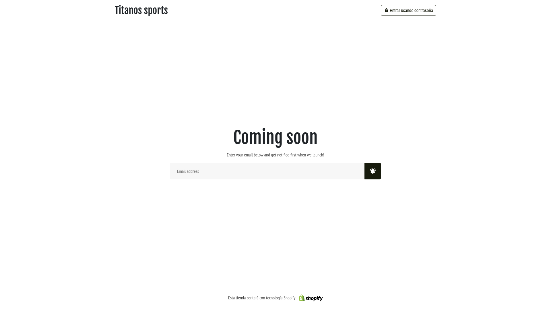 website screenshot of https://titanossports.com/