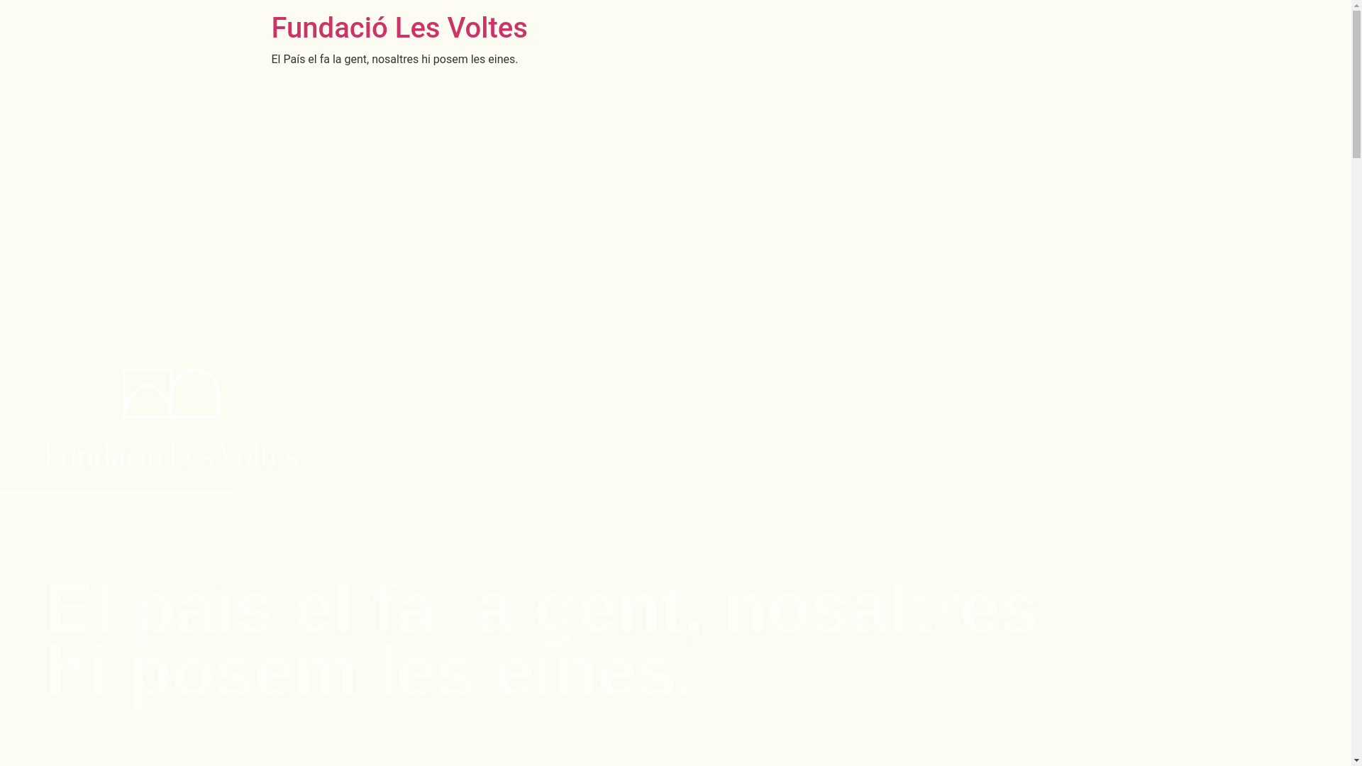 website screenshot of https://lesvoltes.eu/