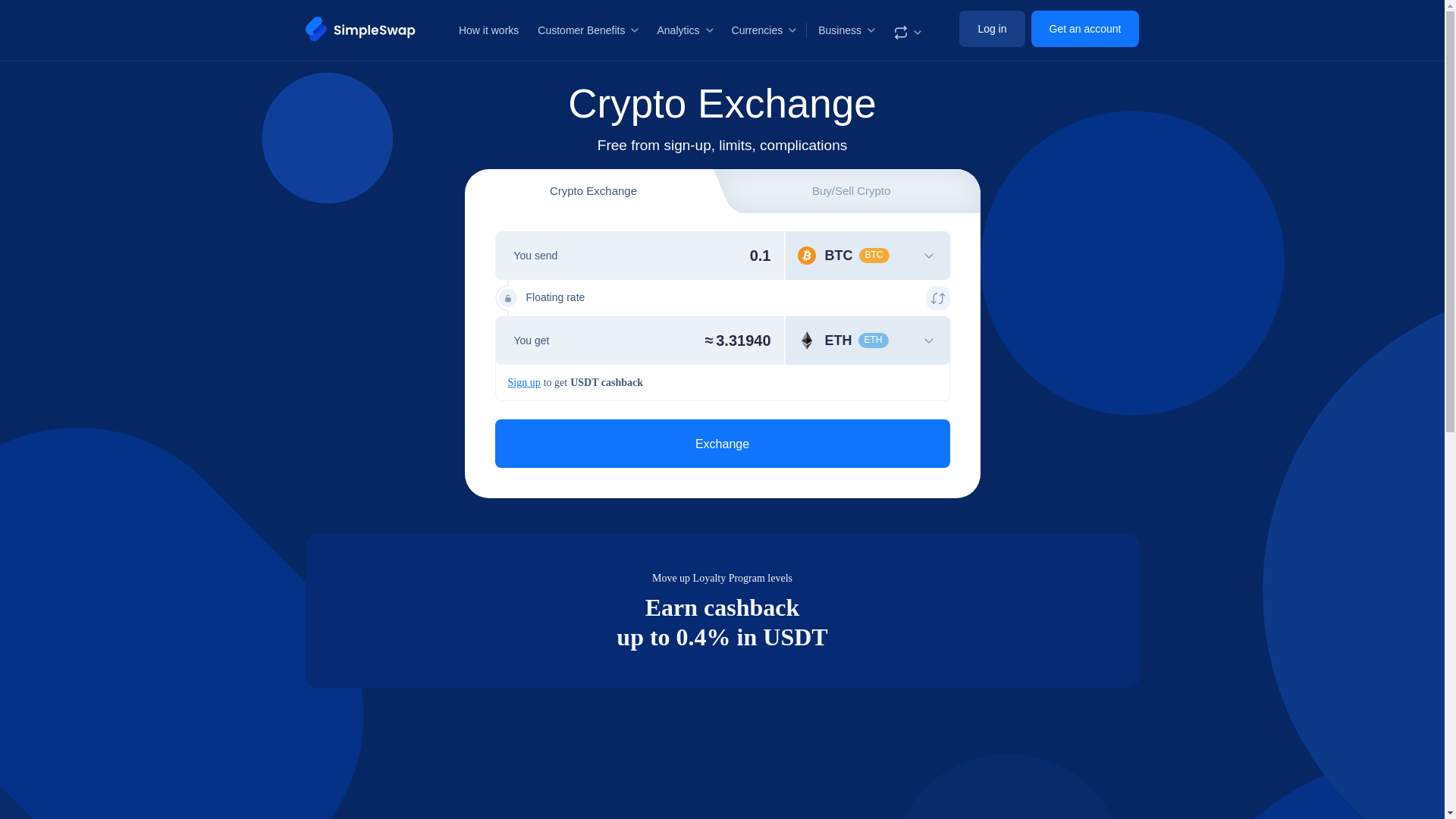 website screenshot of https://simpleswap.my/