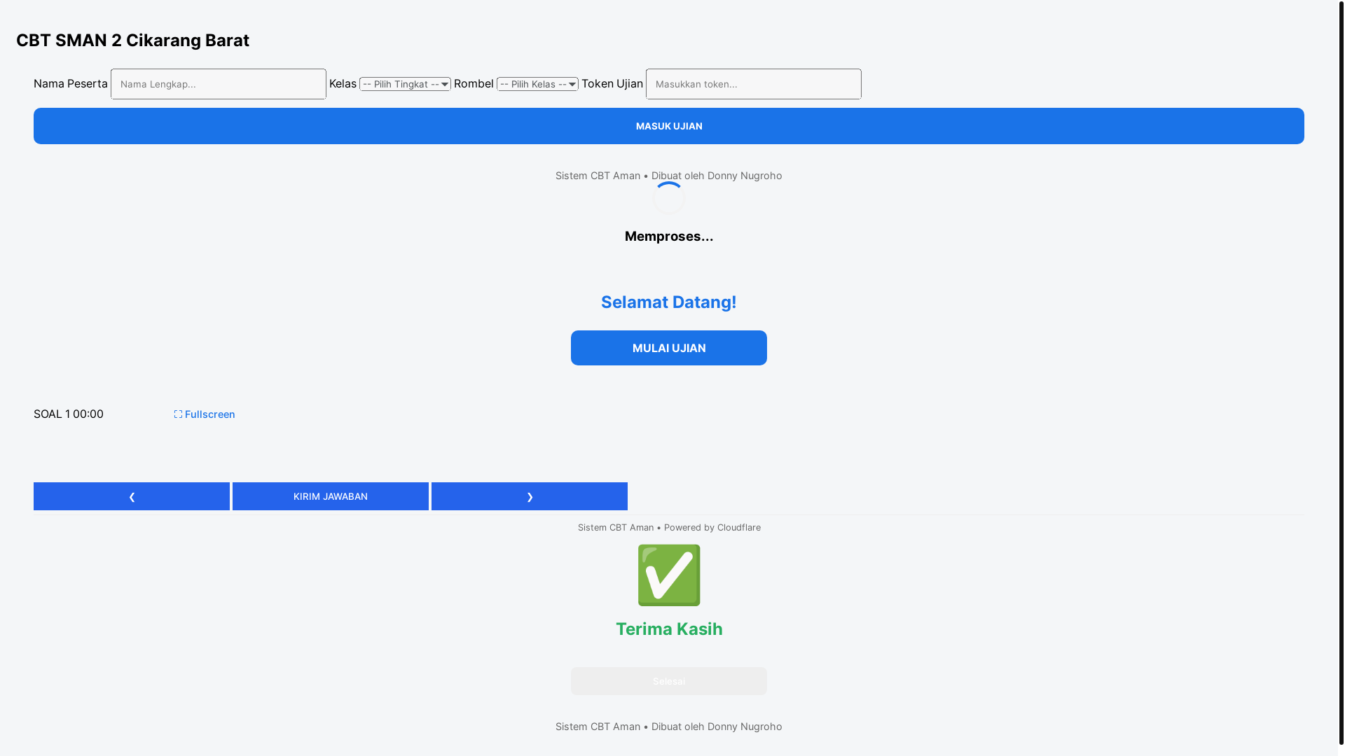 website screenshot of https://cbt-daring.pages.dev/