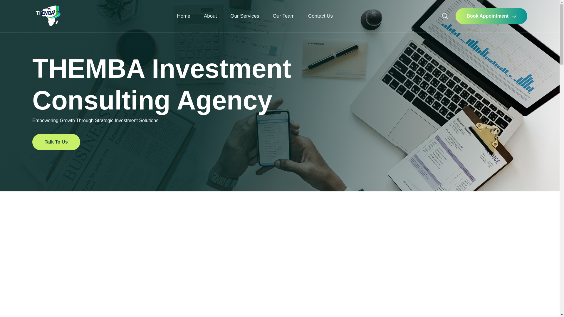 website screenshot of https://themba-investment.pages.dev/