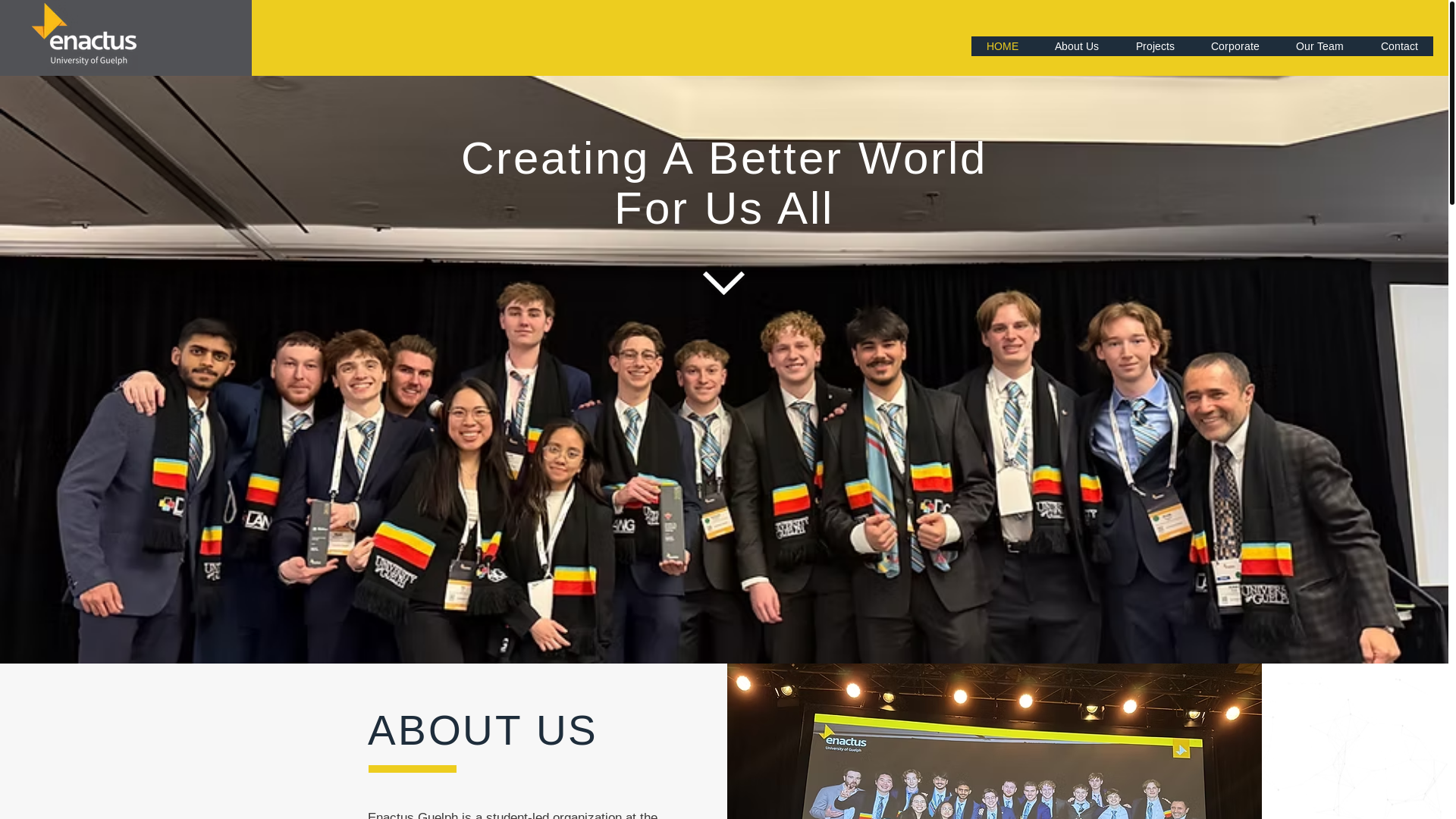 website screenshot of https://enactusguelph.com/
